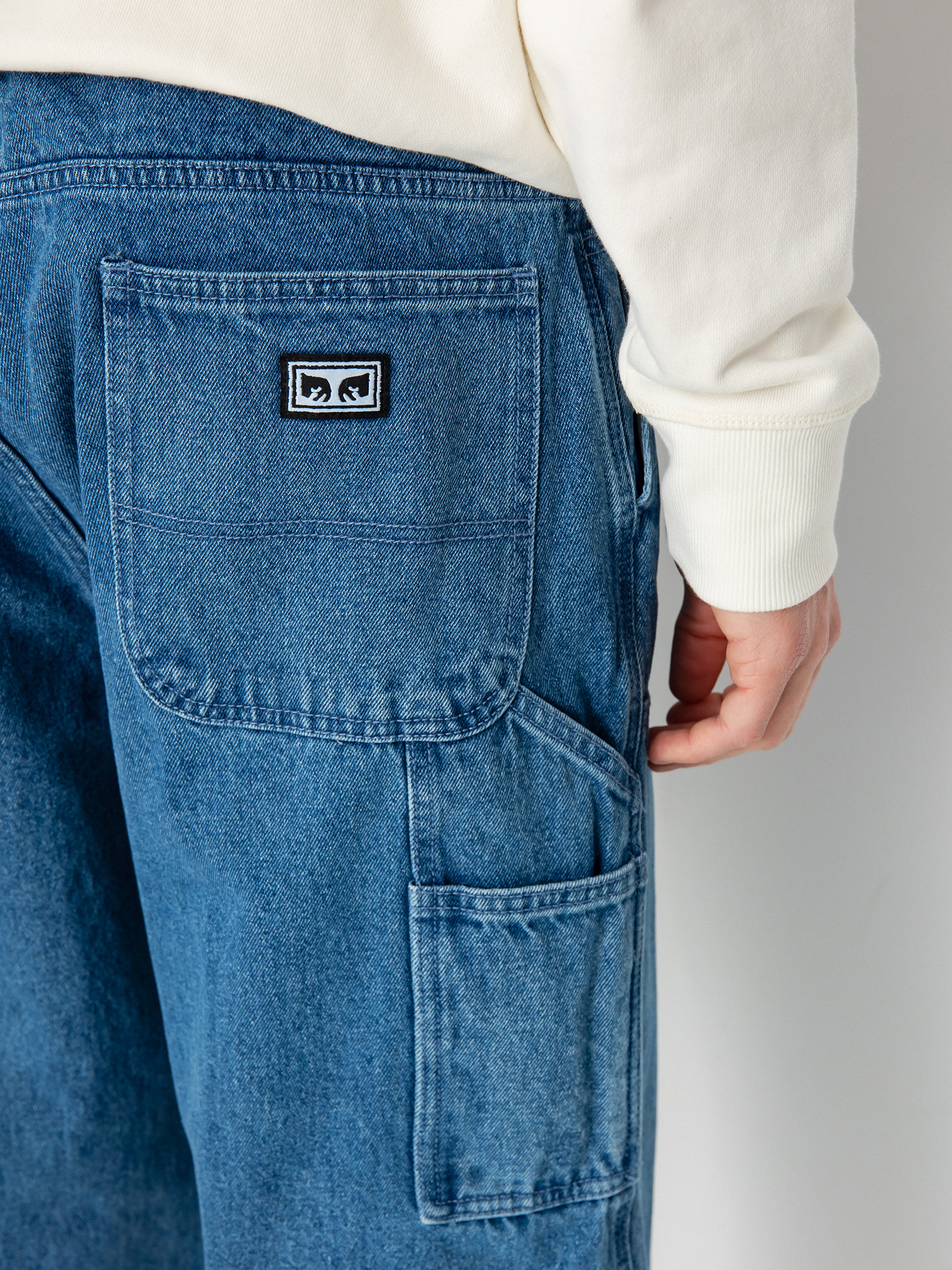 Штани OBEY Bigwig Denim Carpenter (light indigo)