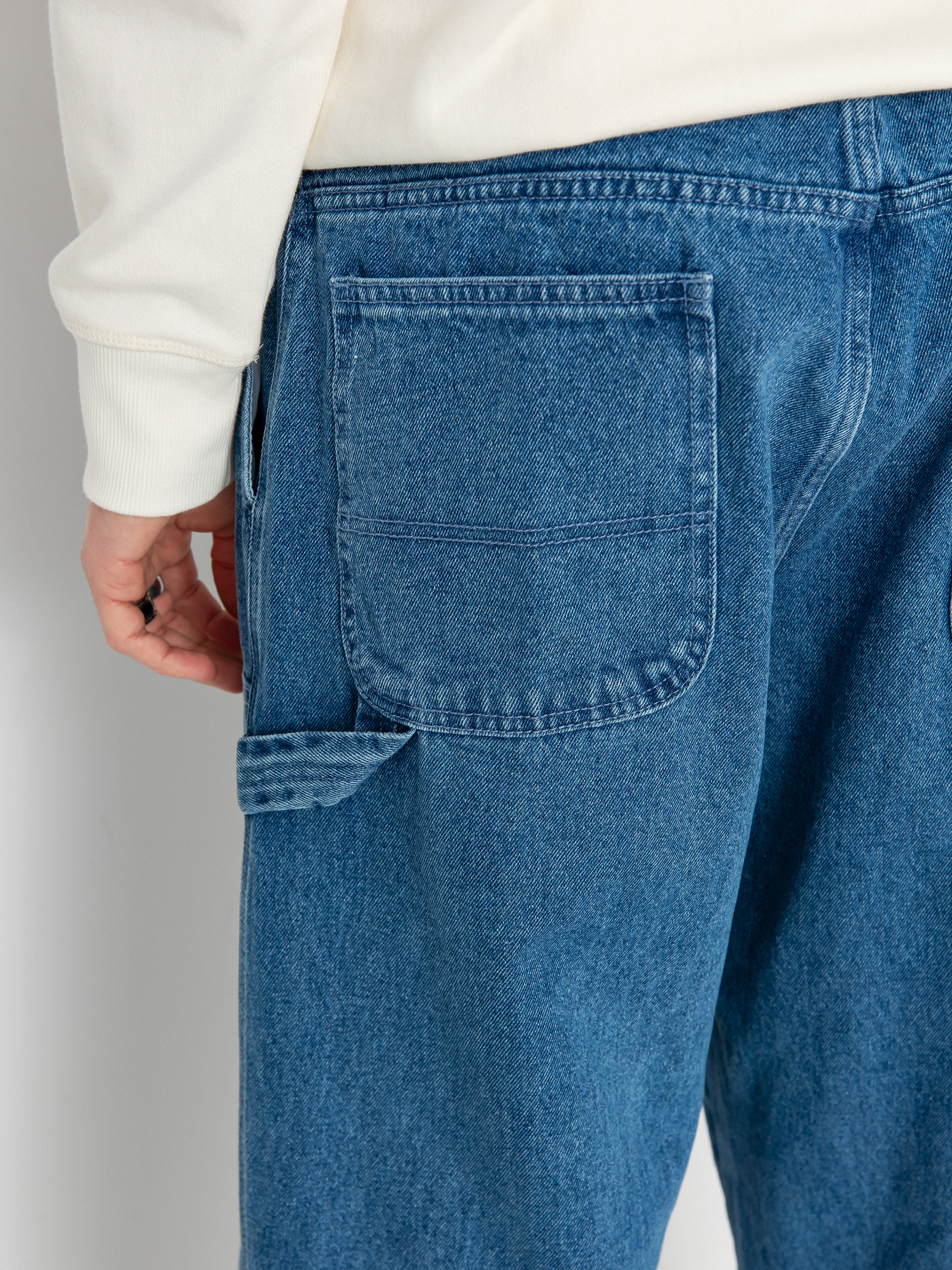 Штани OBEY Bigwig Denim Carpenter (light indigo)