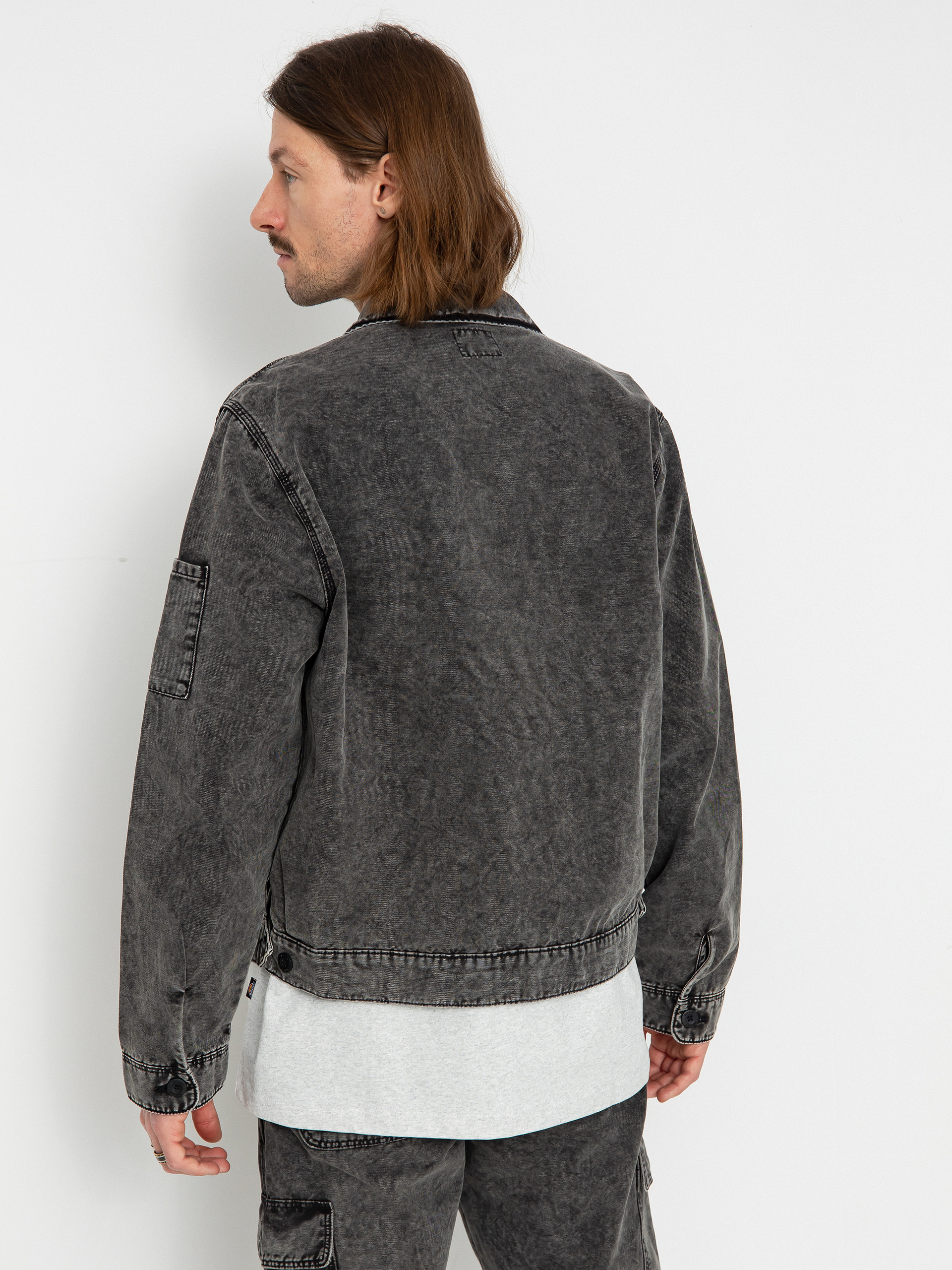 Куртка Dickies Newington (dble dye/acid wash black)