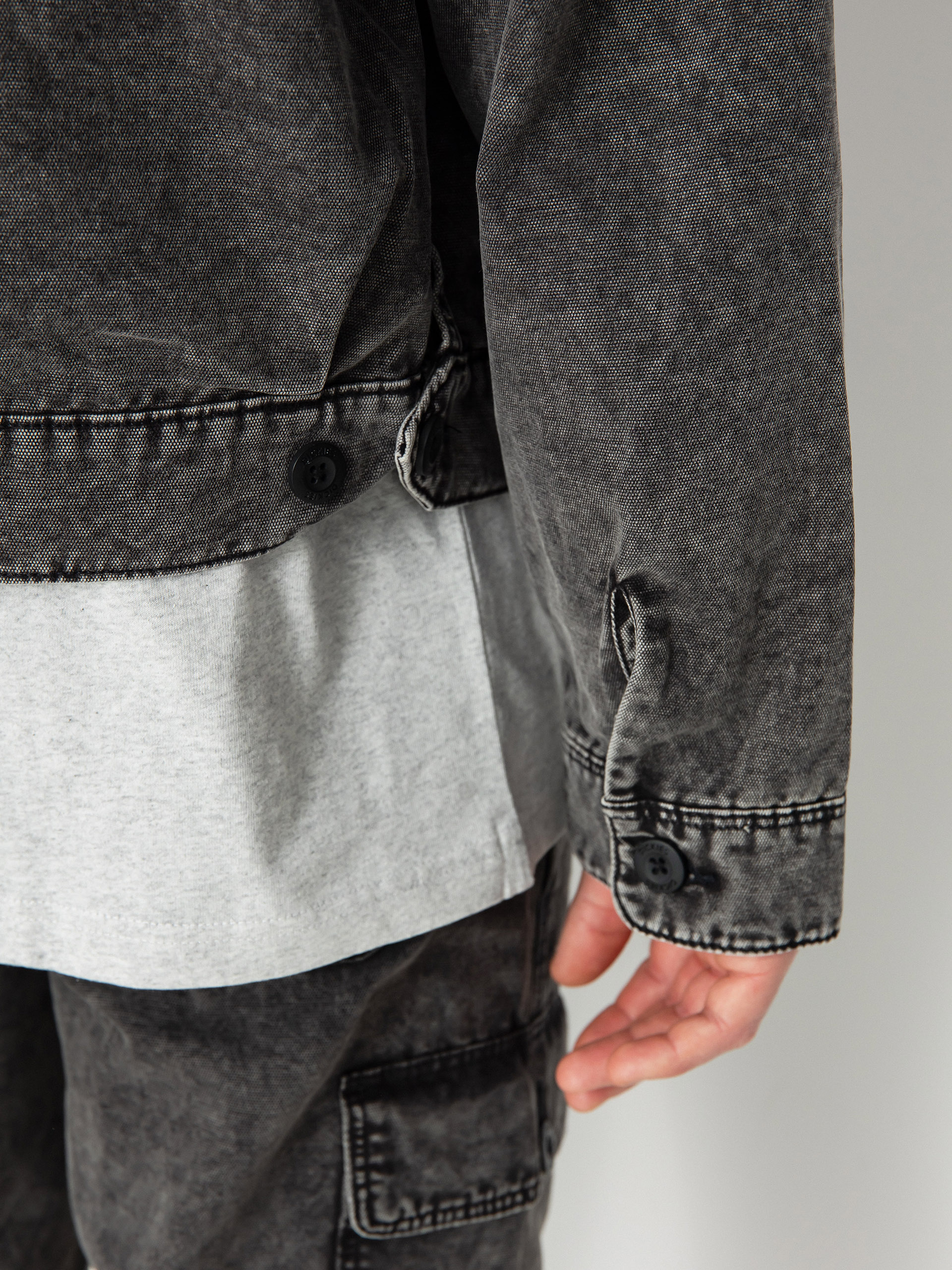 Куртка Dickies Newington (dble dye/acid wash black)