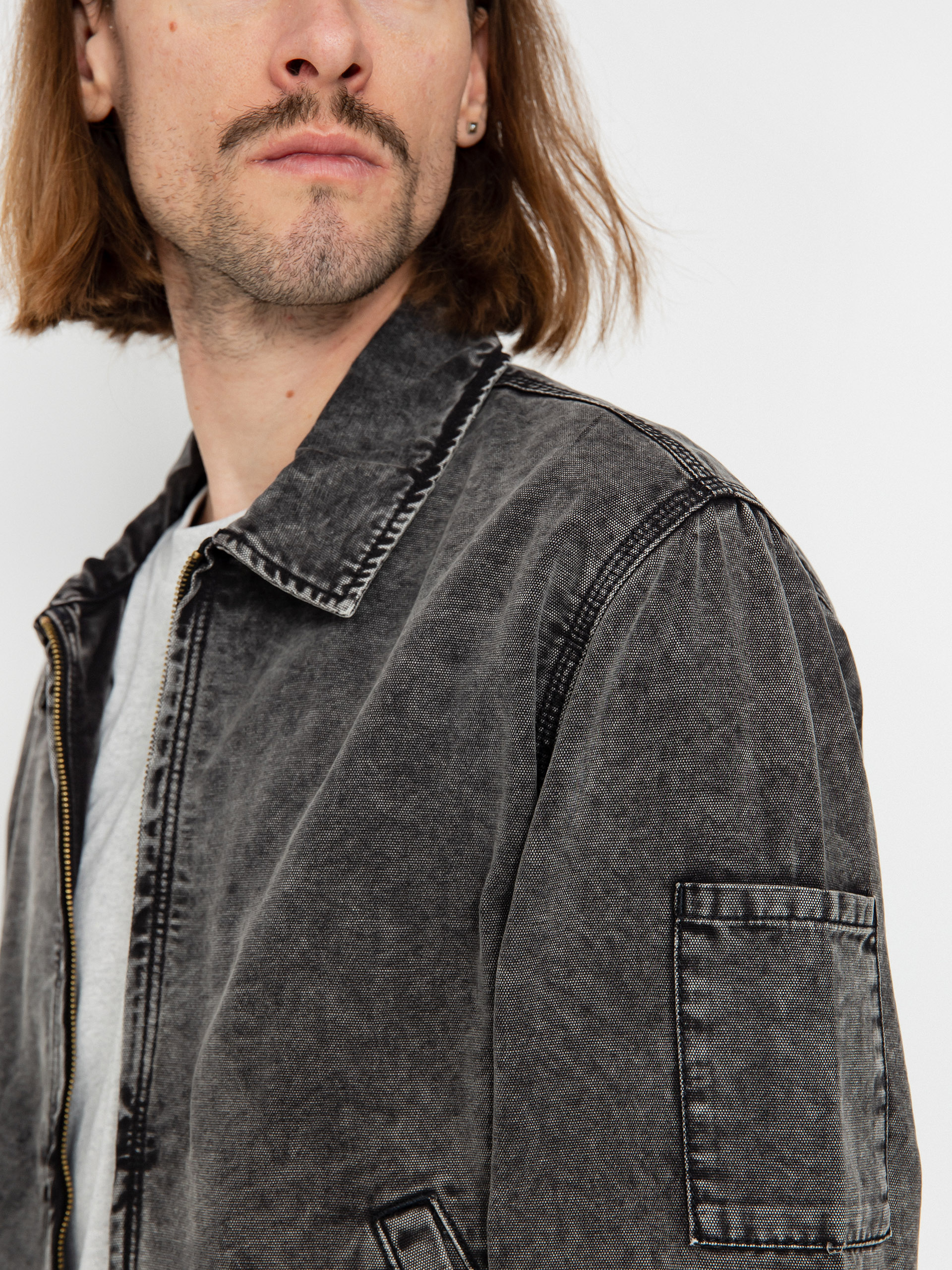 Куртка Dickies Newington (dble dye/acid wash black)