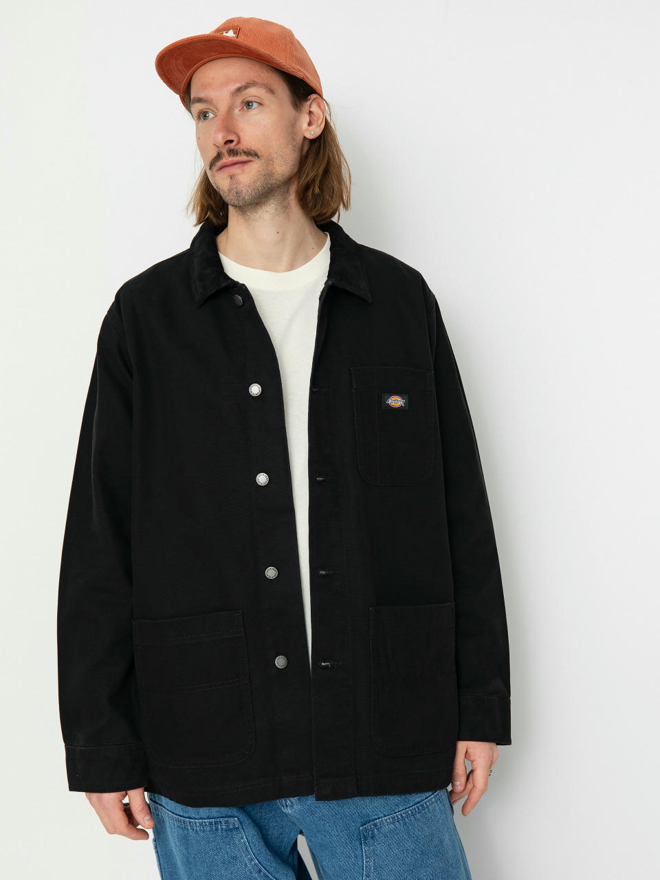 Куртка Dickies Duck Lined Chore (stone washed black)