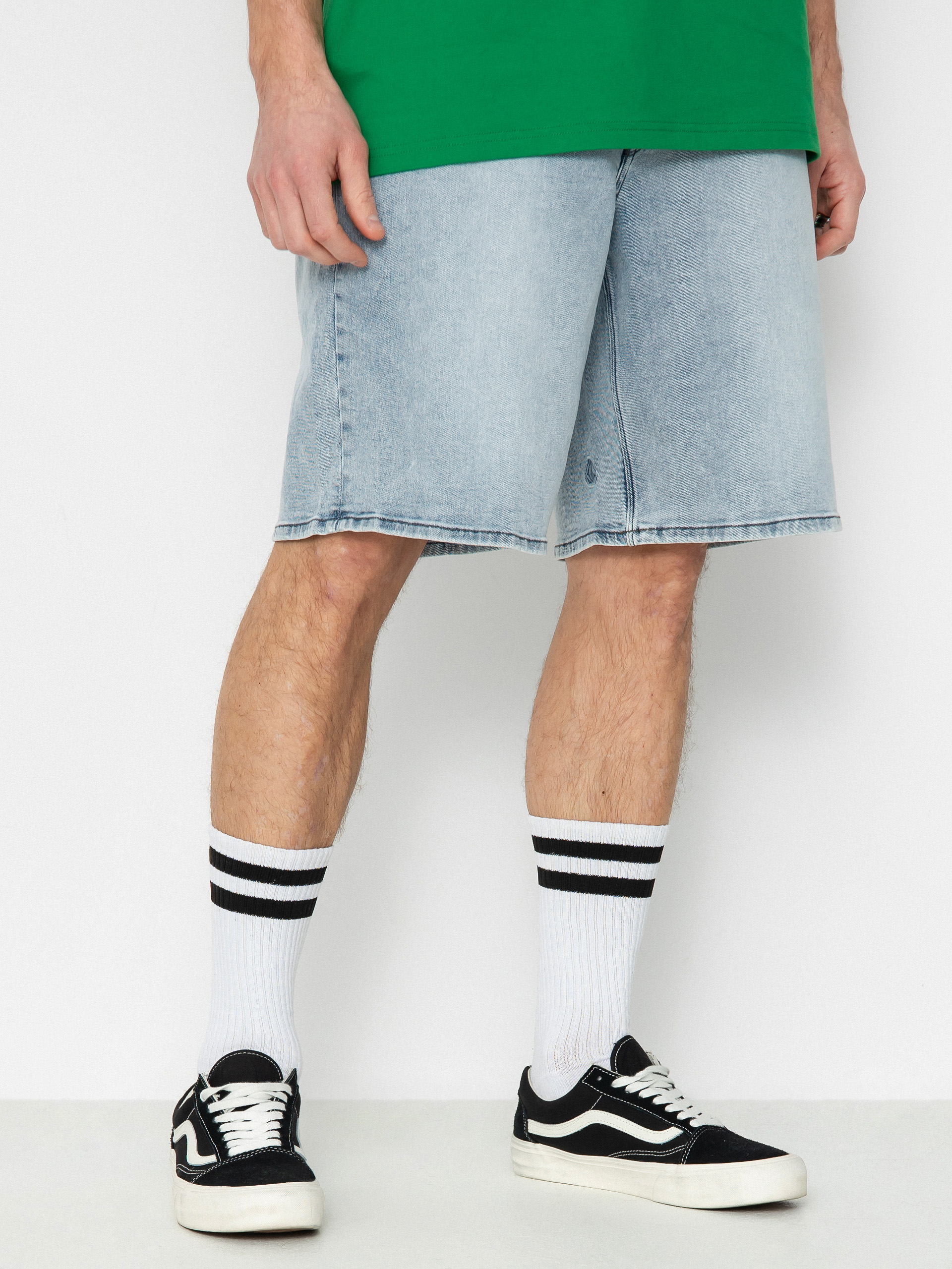 Шорти Volcom Billow Denim (desert dirt indigo)