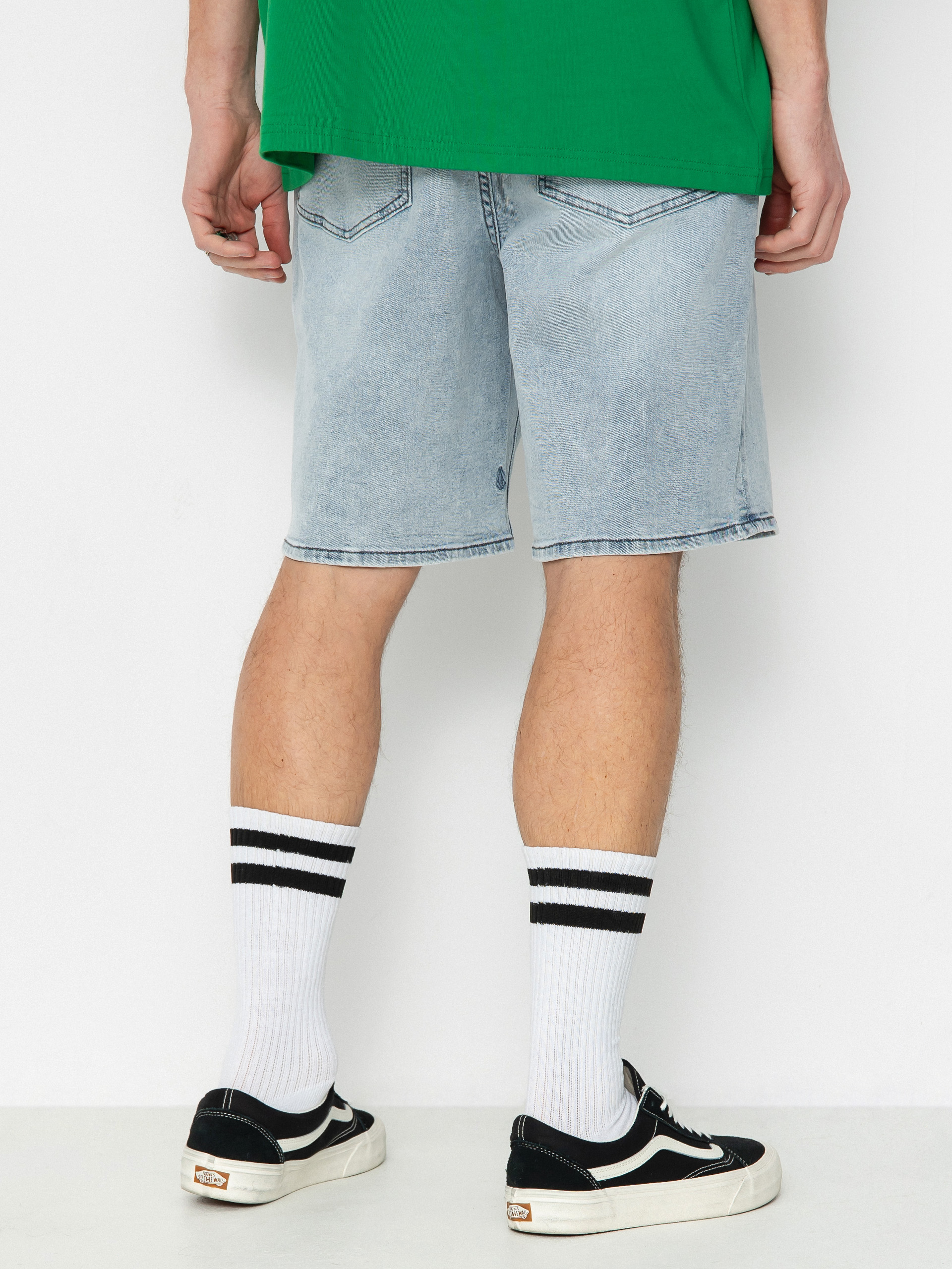 Шорти Volcom Billow Denim (desert dirt indigo)