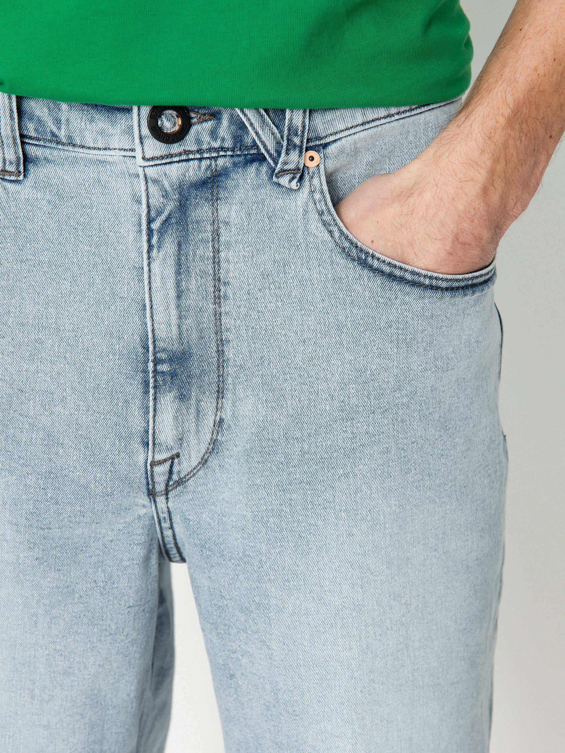 Шорти Volcom Billow Denim (desert dirt indigo)