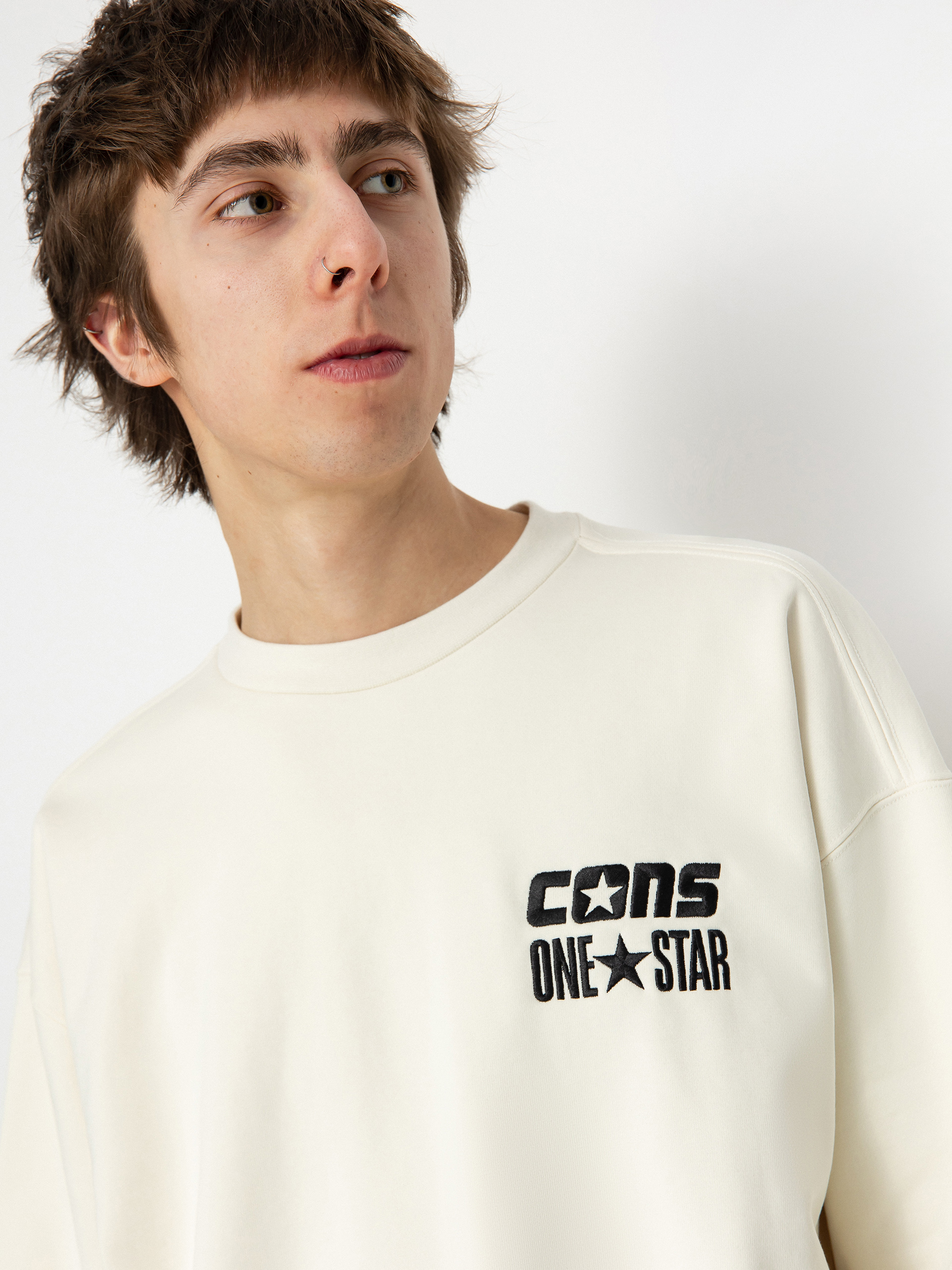 Світшот Converse Cons One Star (khaki/off white)