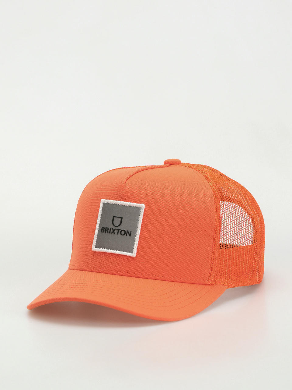 Кепка Brixton Alpha Block X C Mp Mesh Cap (orange/orange)