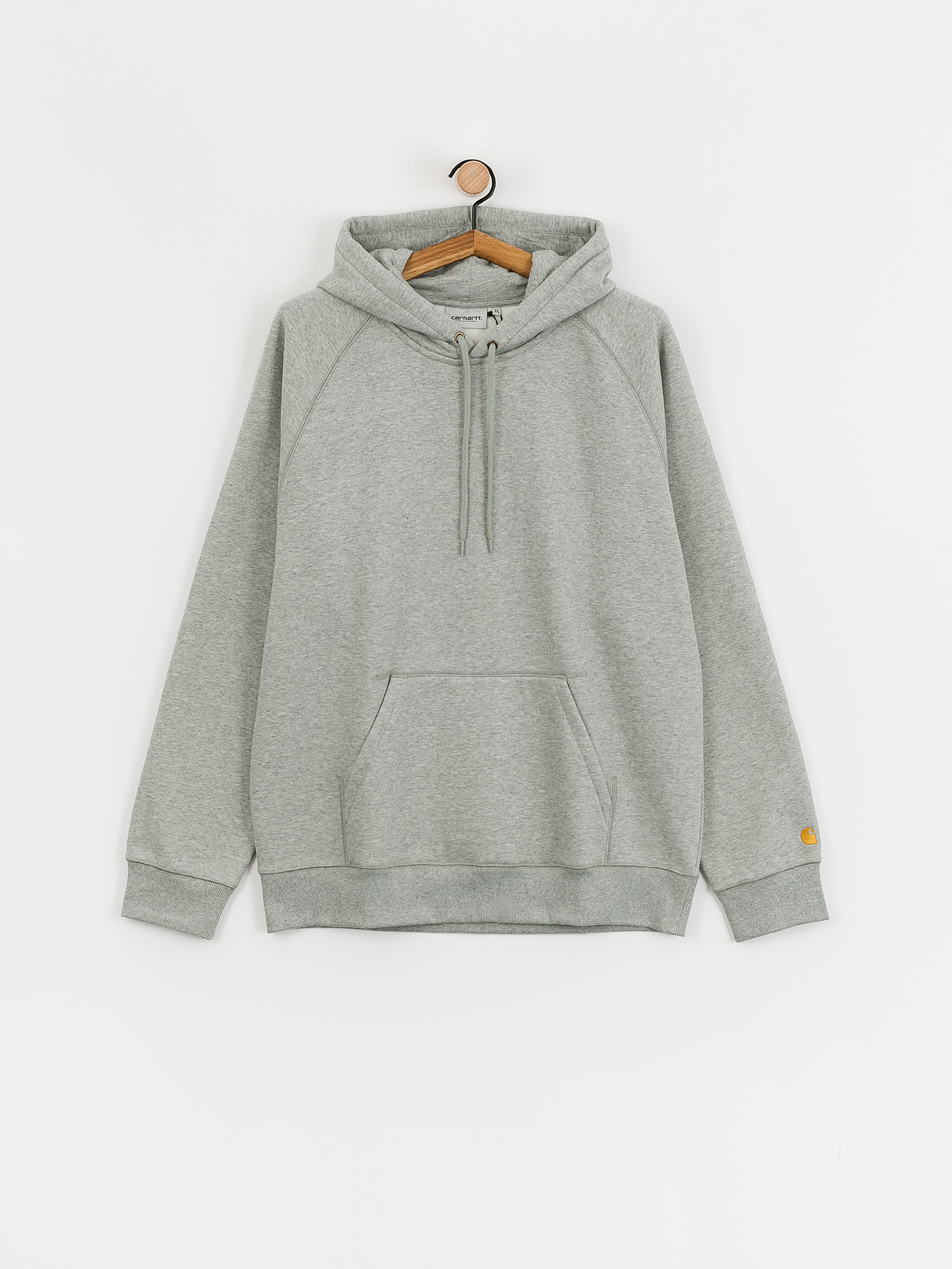 Худі Carhartt WIP Chase HD (grey heather/gold)