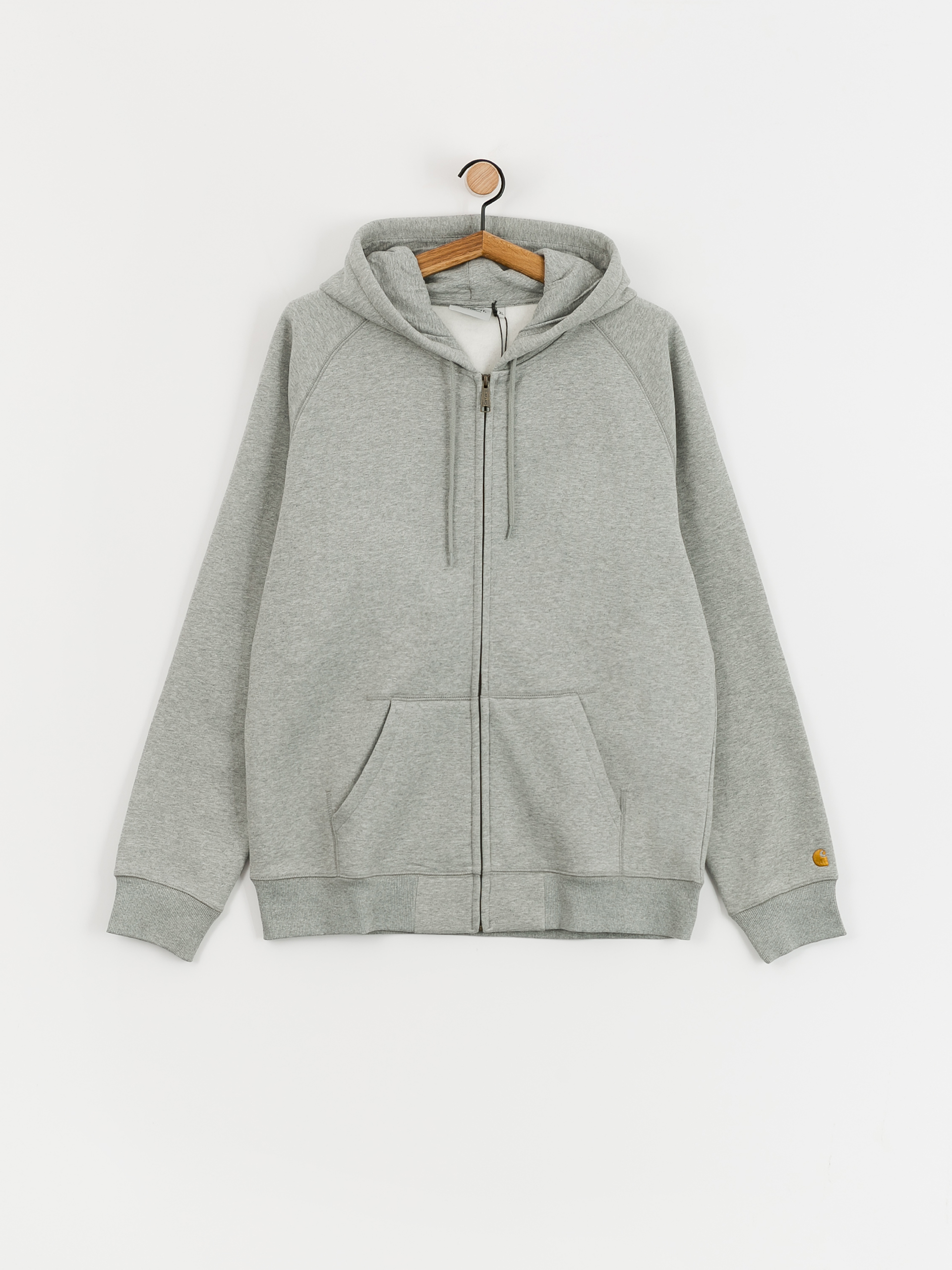 Худі Carhartt WIP Chase ZHD (grey heather/gold)