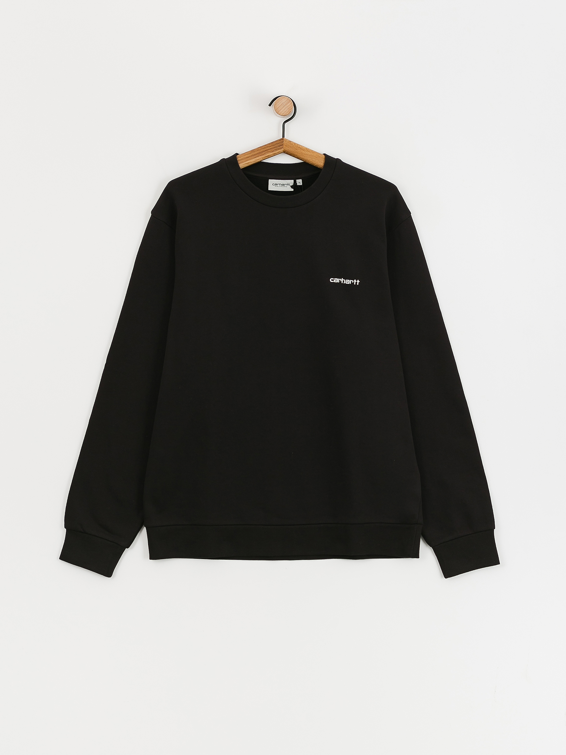 Світшот Carhartt WIP Script Embroidery (black/white)