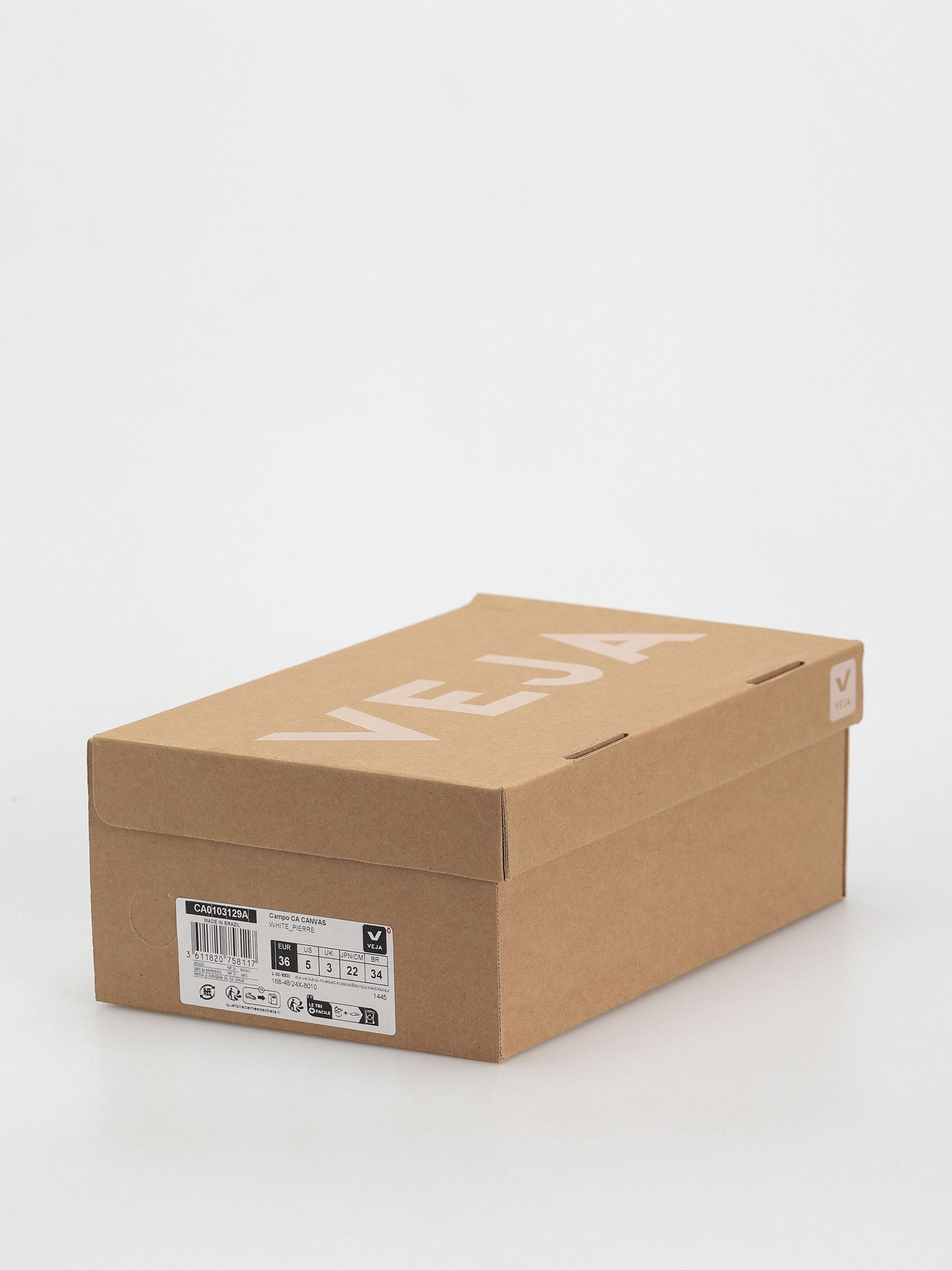 Взуття Veja Campo Canvas Wmn (white pierre)