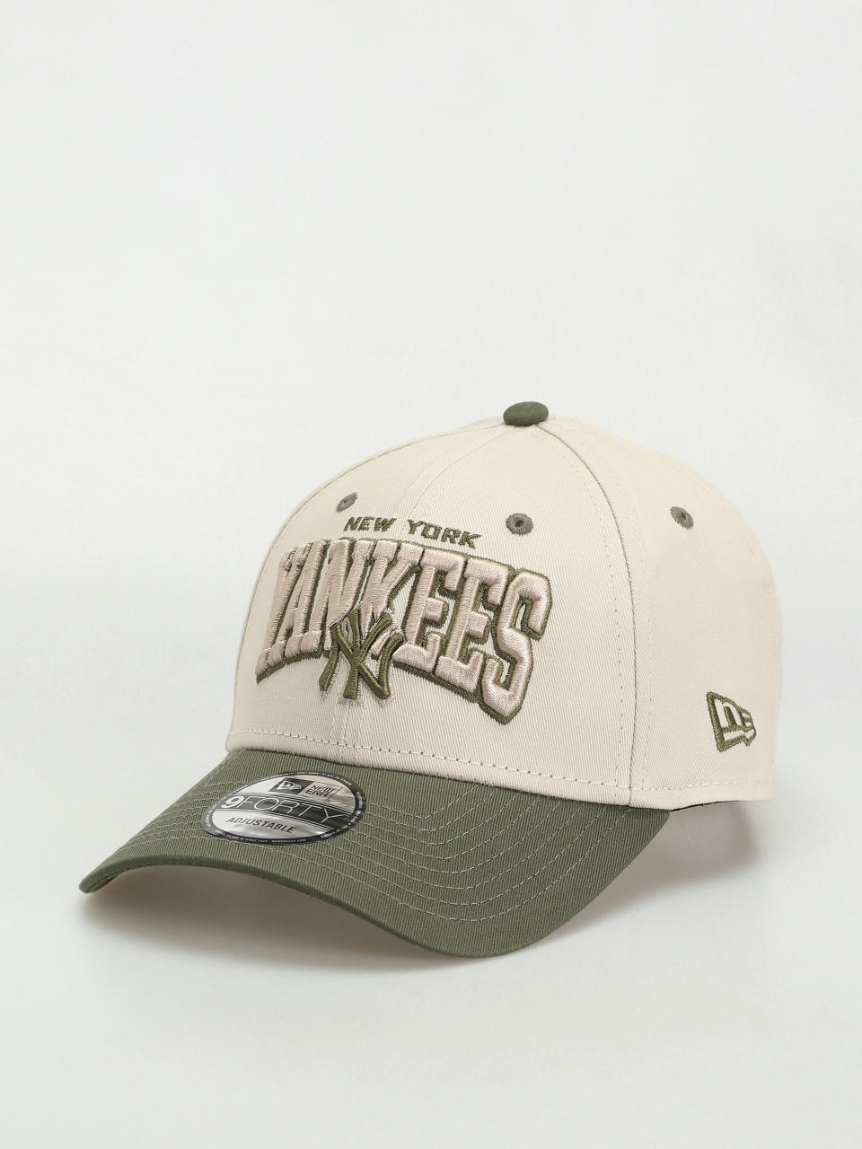 Кепка New Era White Crown 9Forty New York Yankees (khaki/stone)