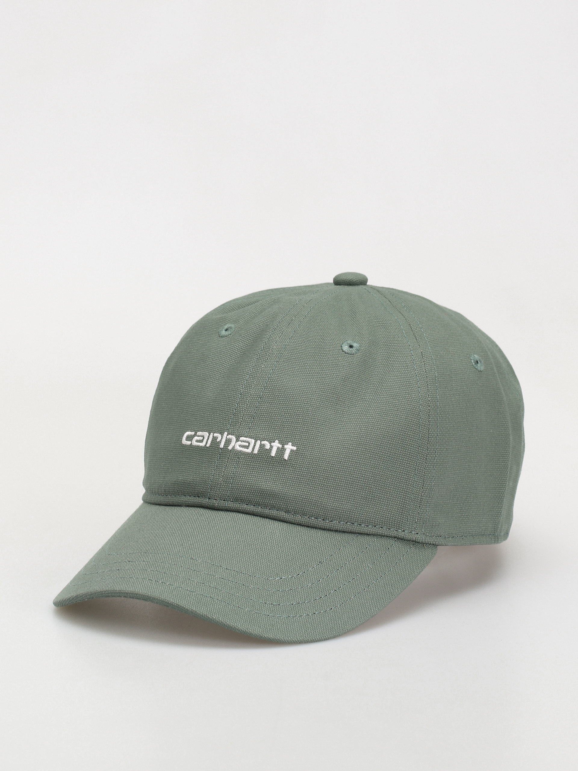 Кепка Carhartt WIP Canvas Script (park/white)