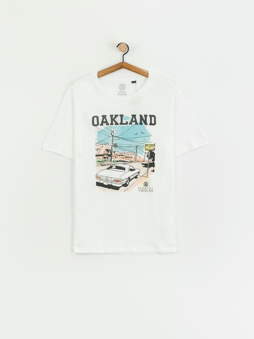 Футболка Element Oakland Worldwide (optic white)