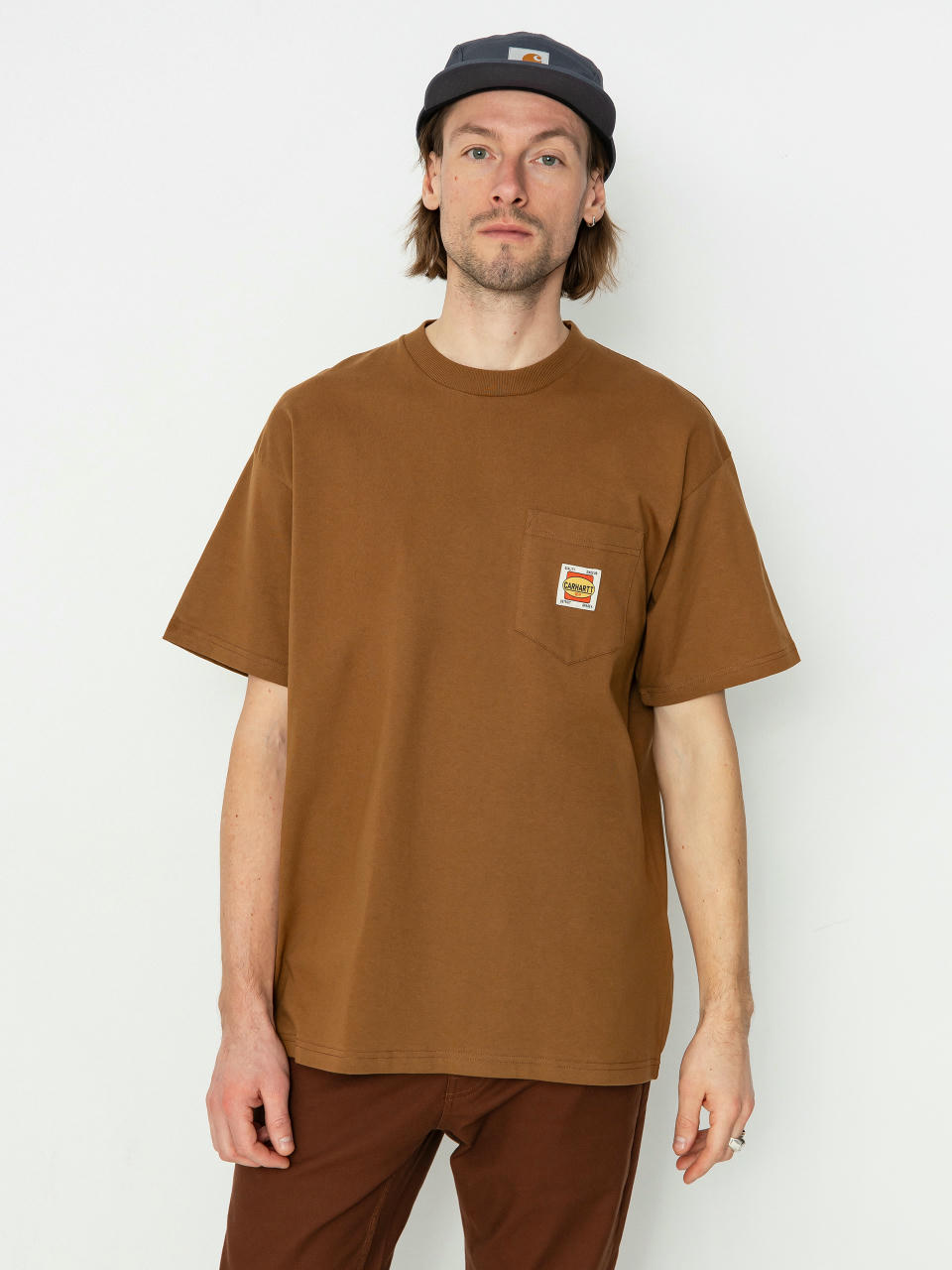 Футболка Carhartt WIP Field Pocket (hamilton brown)