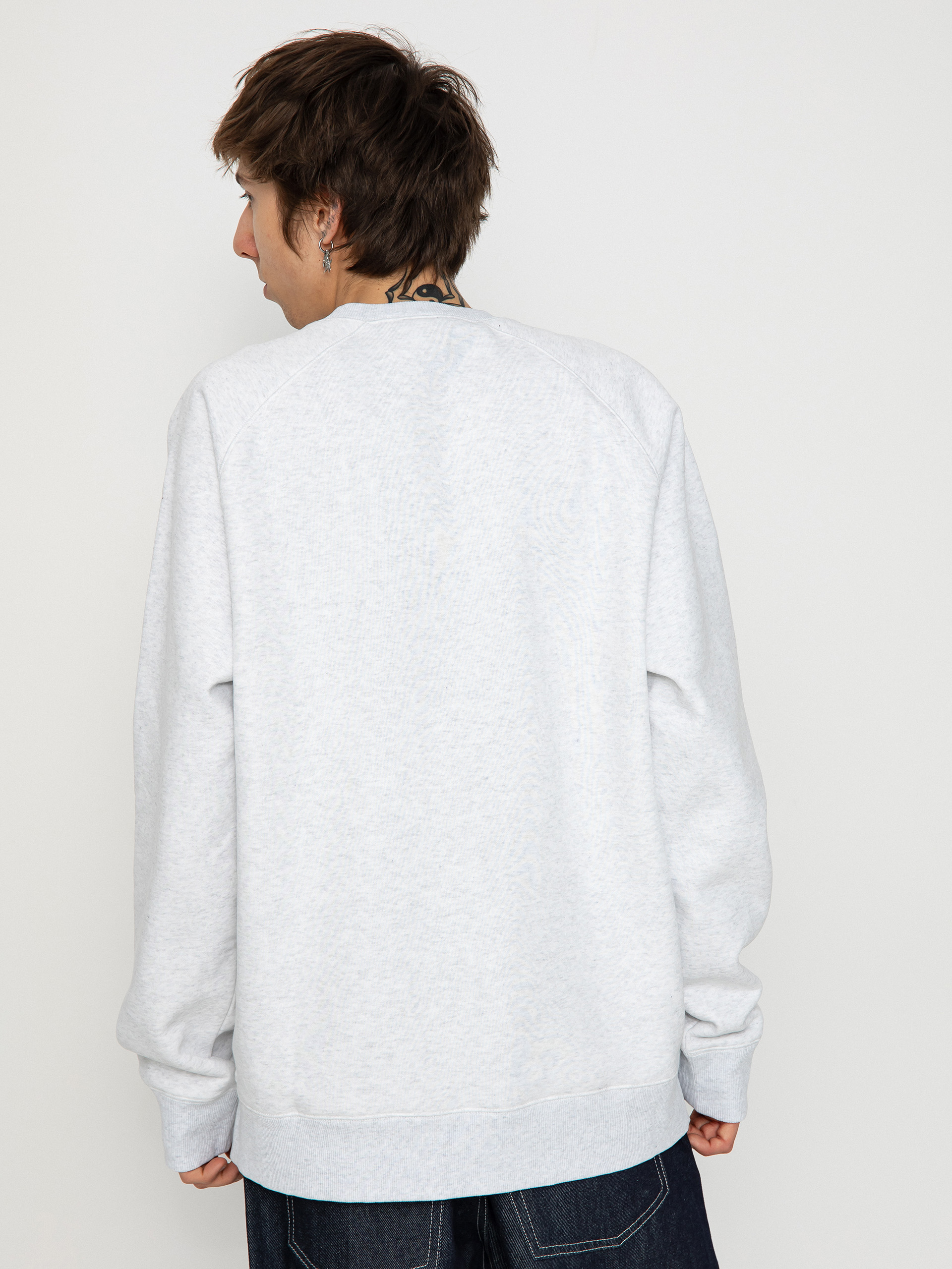 Світшот Carhartt WIP Chase (ash heather/gold)