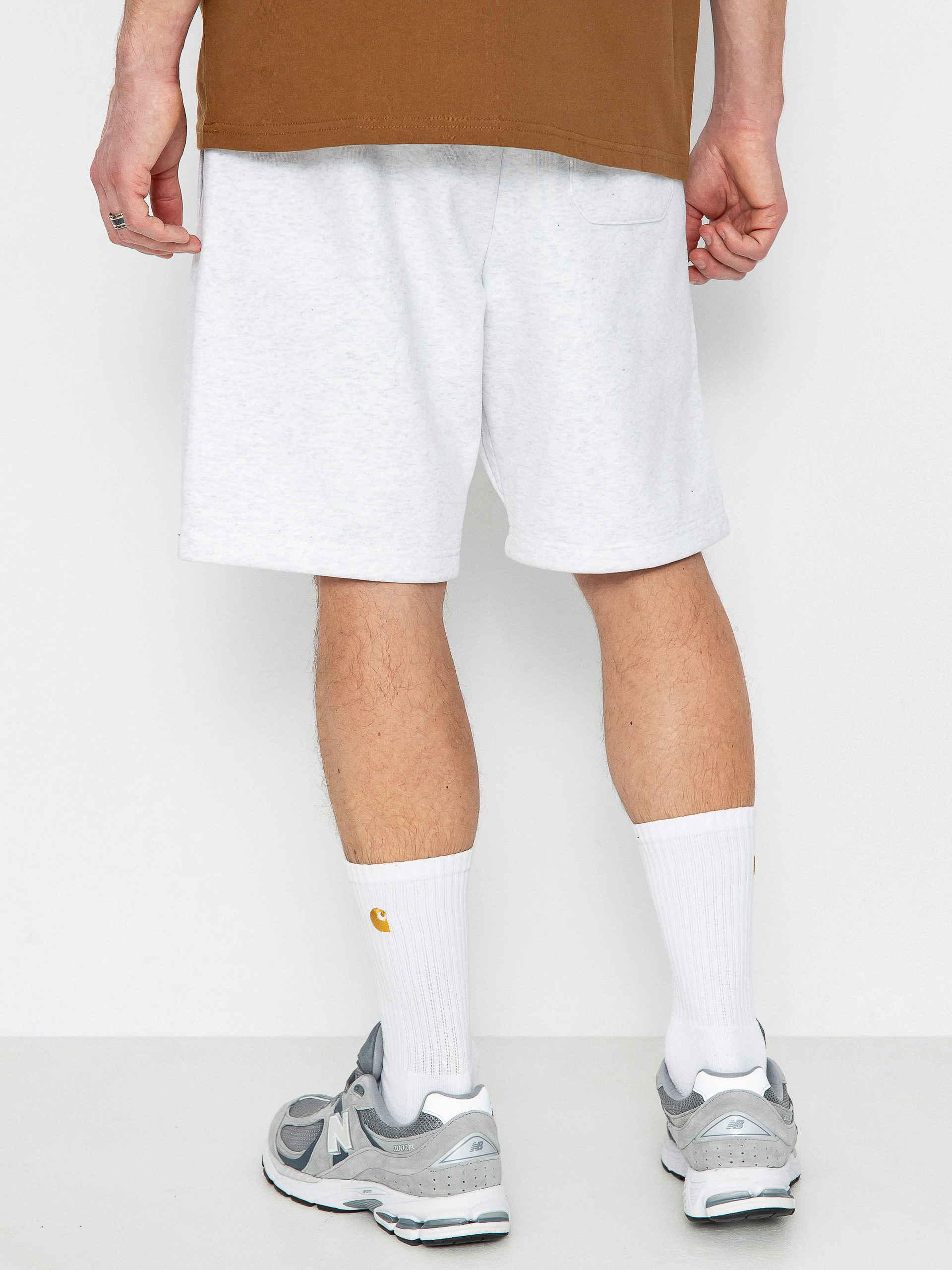Шорти Carhartt WIP Chase (ash heather/gold)