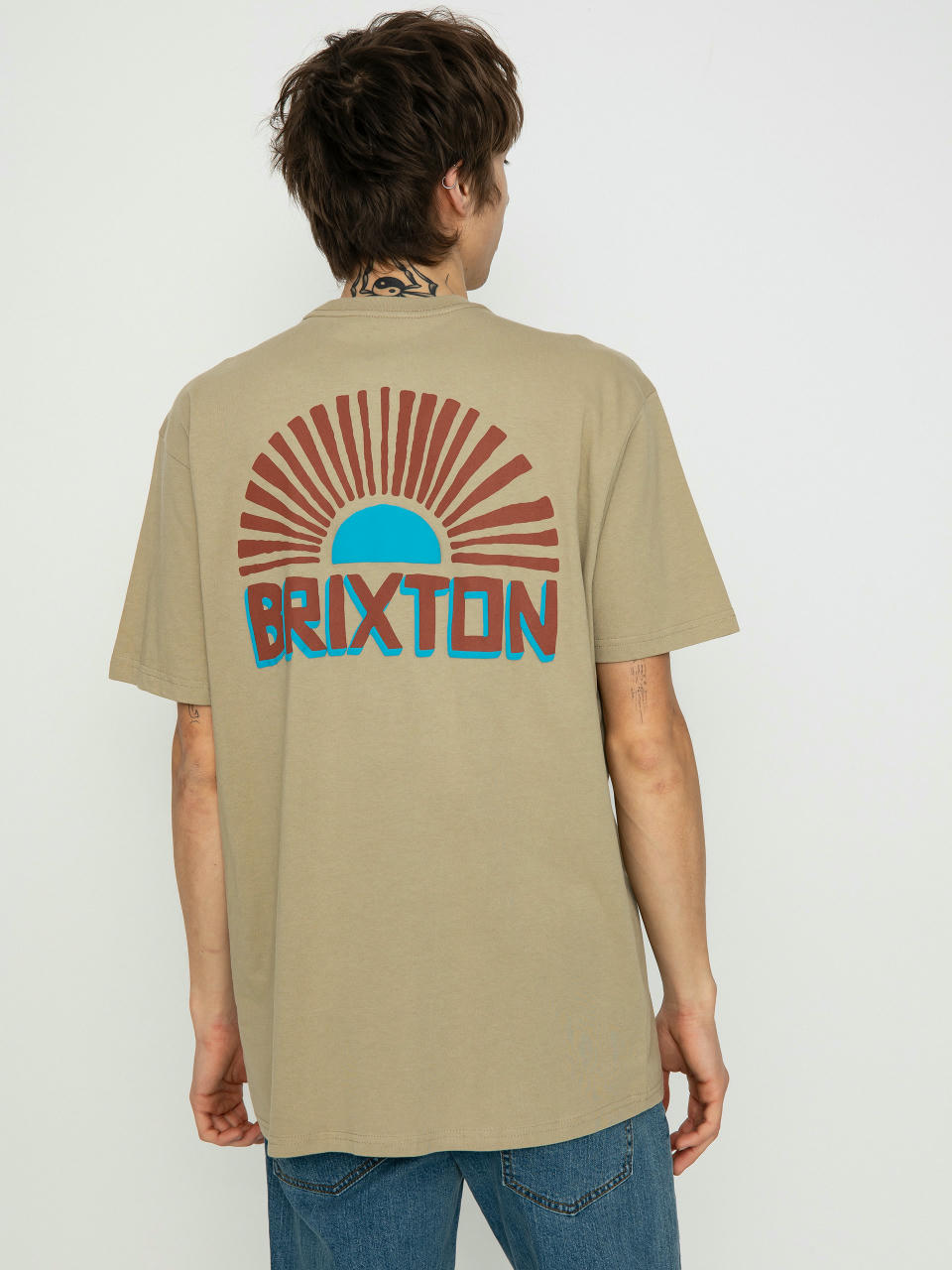 Футболка Brixton Fairview Tlrt (oatmeal)