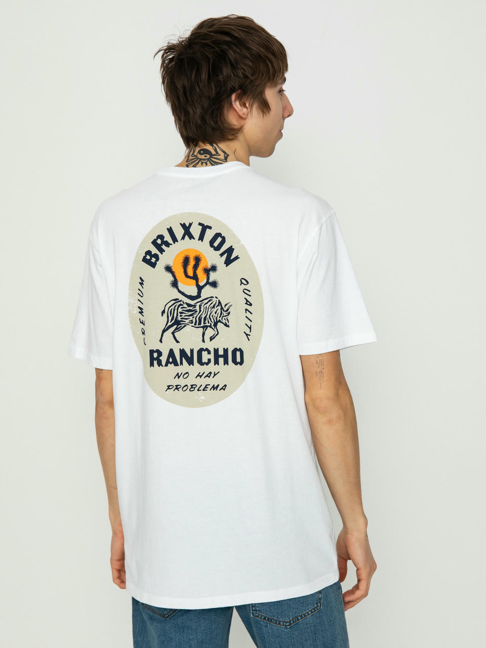 Футболка Brixton Rancho Tlrt (white)