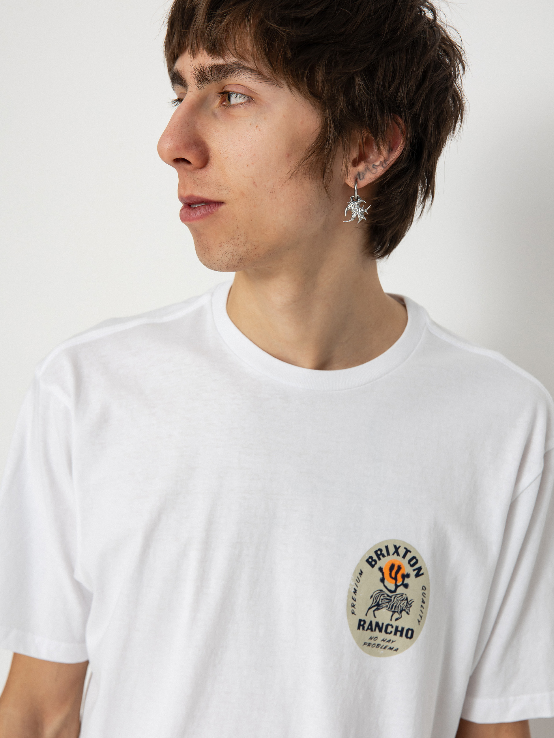 Футболка Brixton Rancho Tlrt (white)