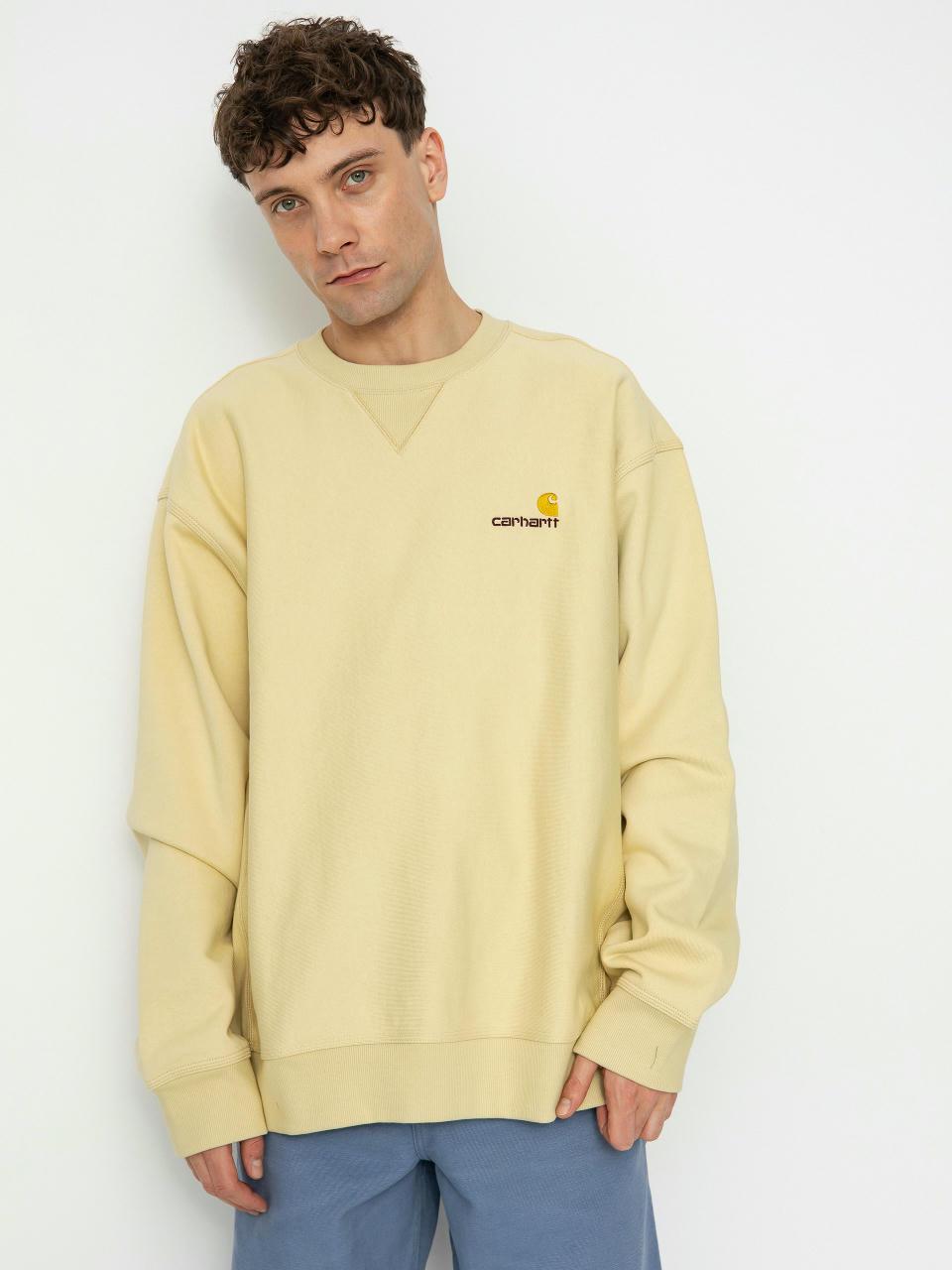 Світшот Carhartt WIP American Script (rattan)