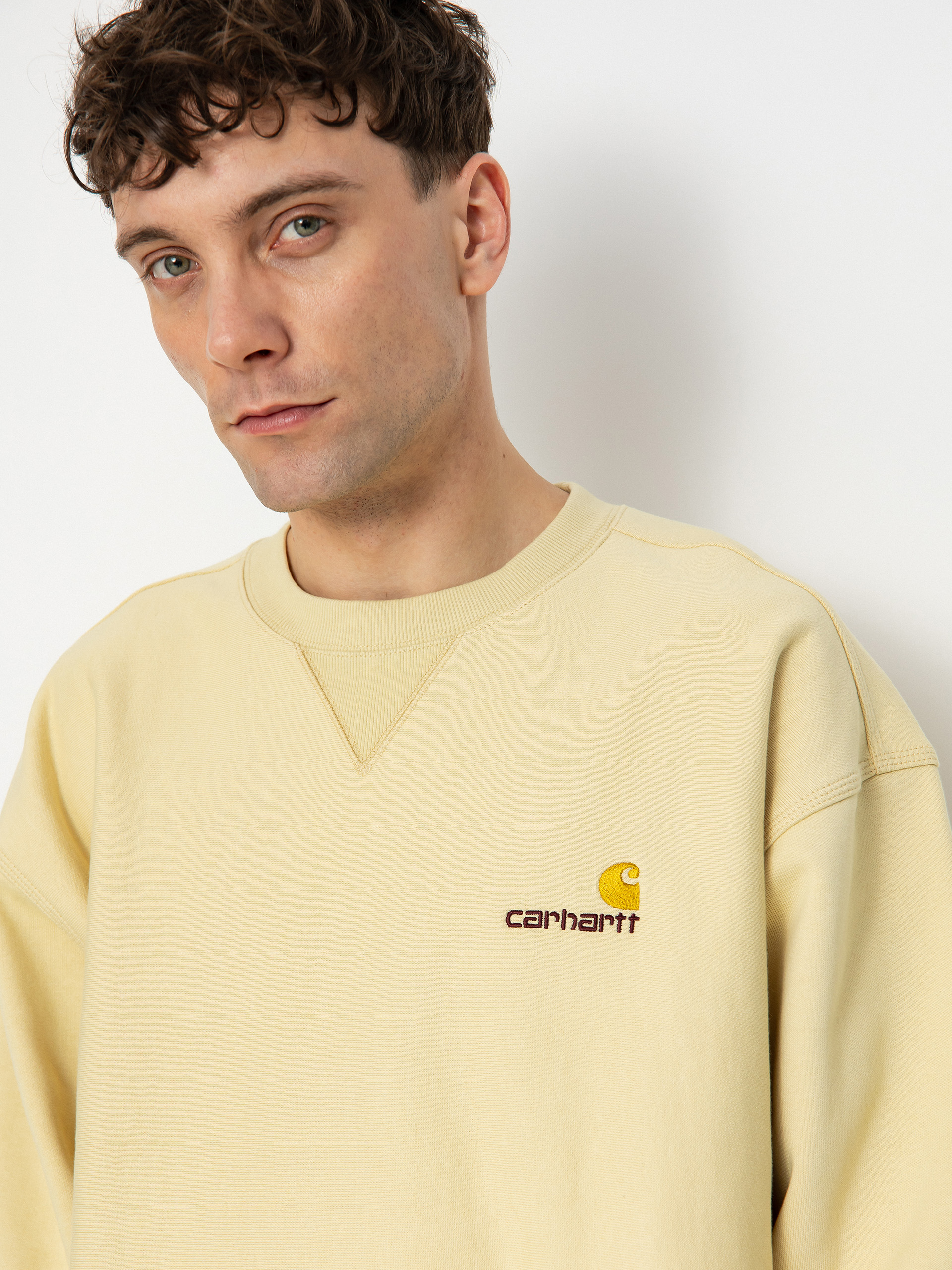 Світшот Carhartt WIP American Script (rattan)