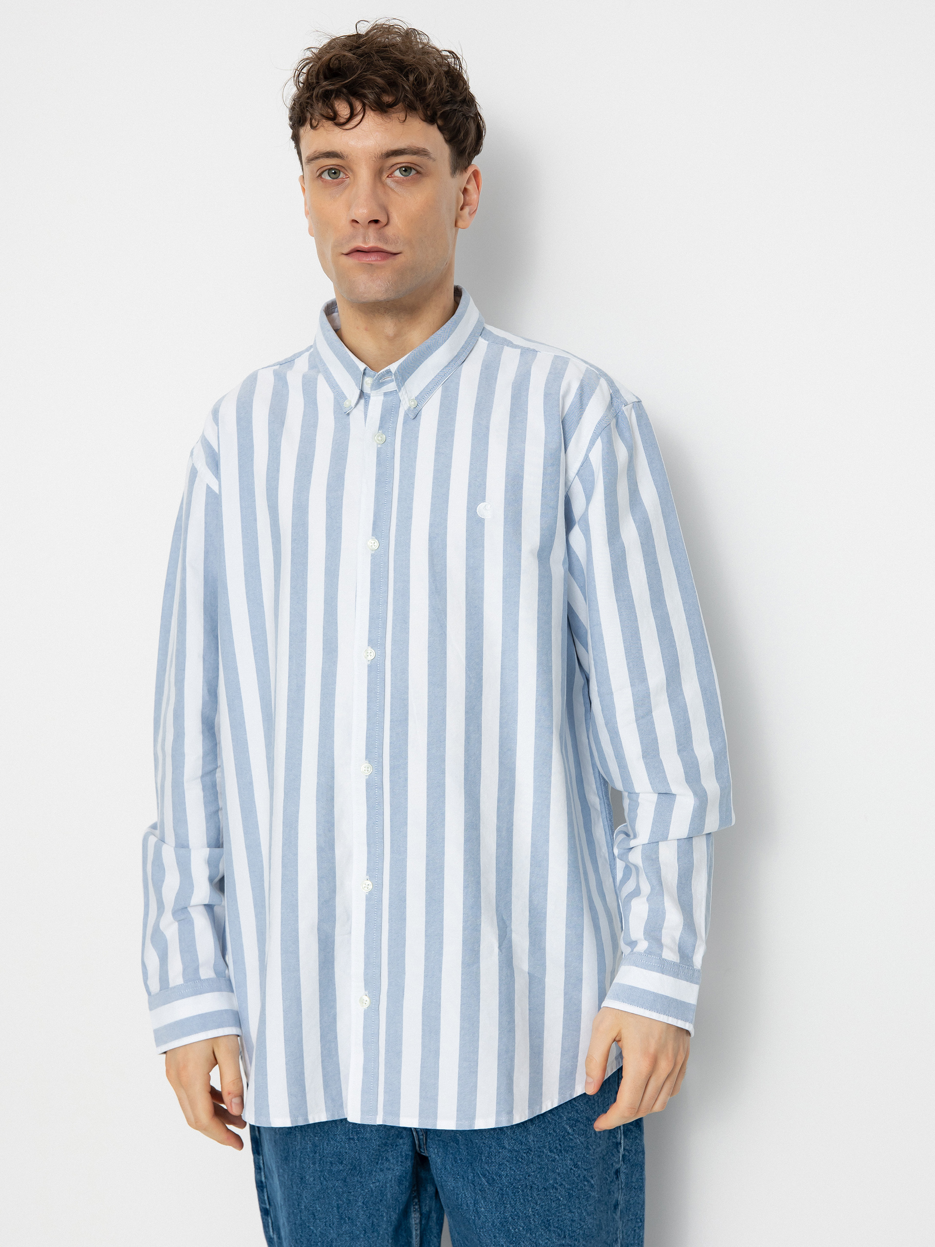 Сорочка Carhartt WIP Dillion (dillion stripe/bleach/white)