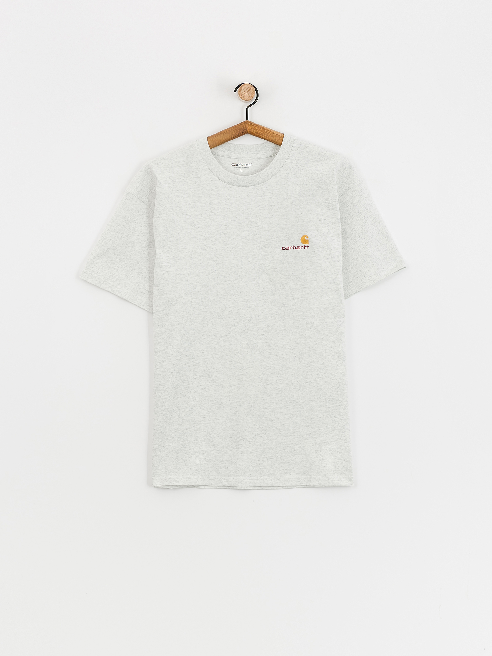 Футболка Carhartt WIP American Script (ash heather)
