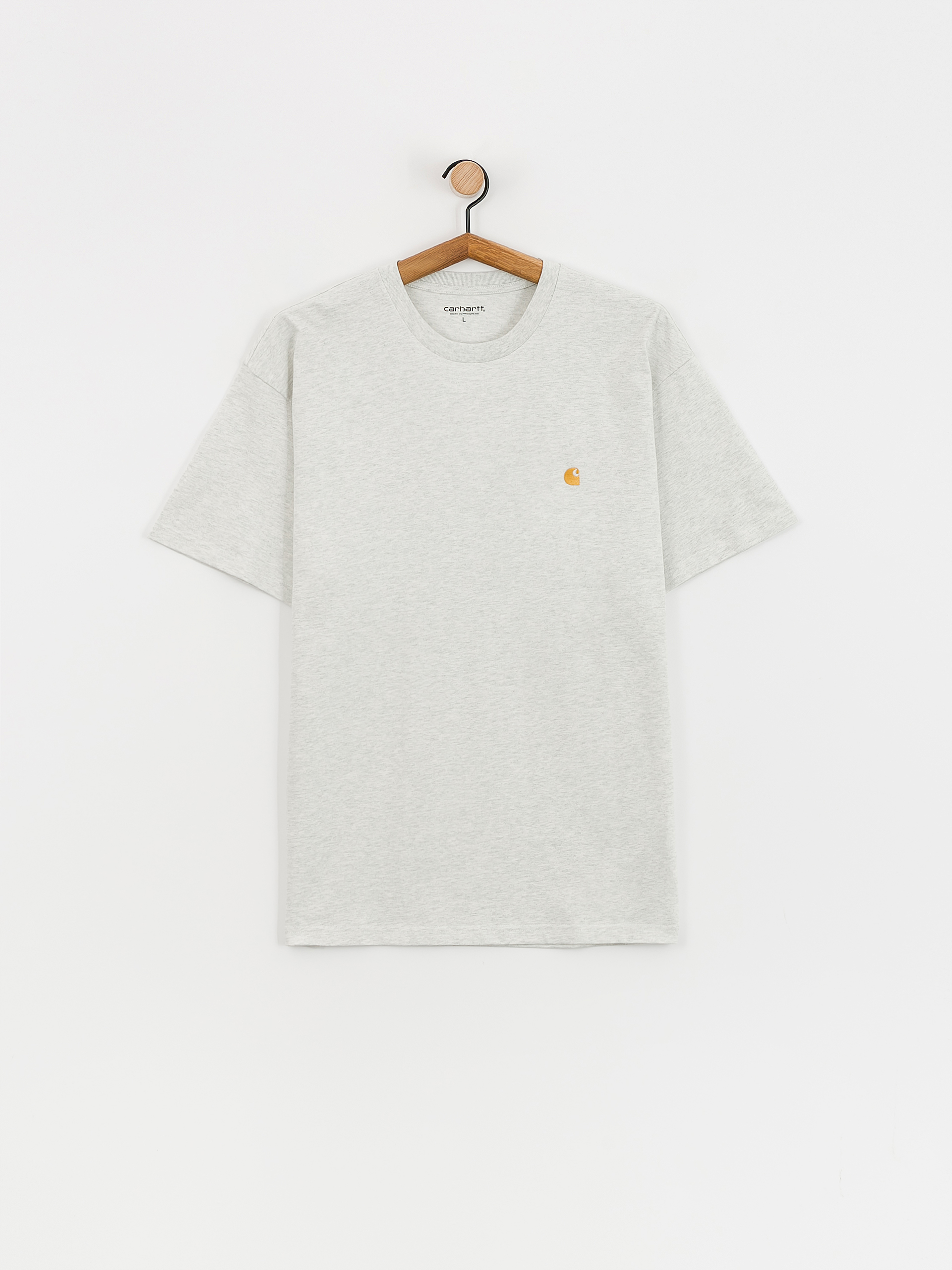 Футболка Carhartt WIP Chase (ash heather/gold)