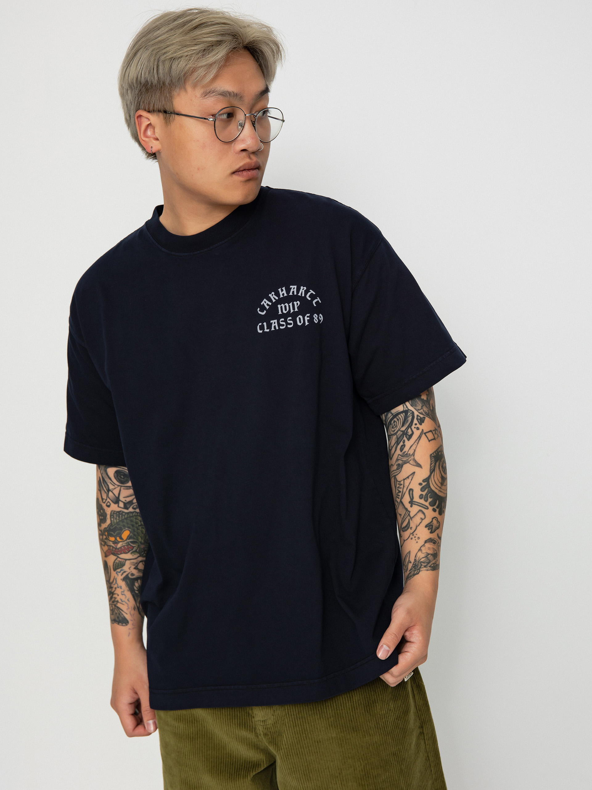 Футболка Carhartt WIP Class of 89 (dark navy/white)