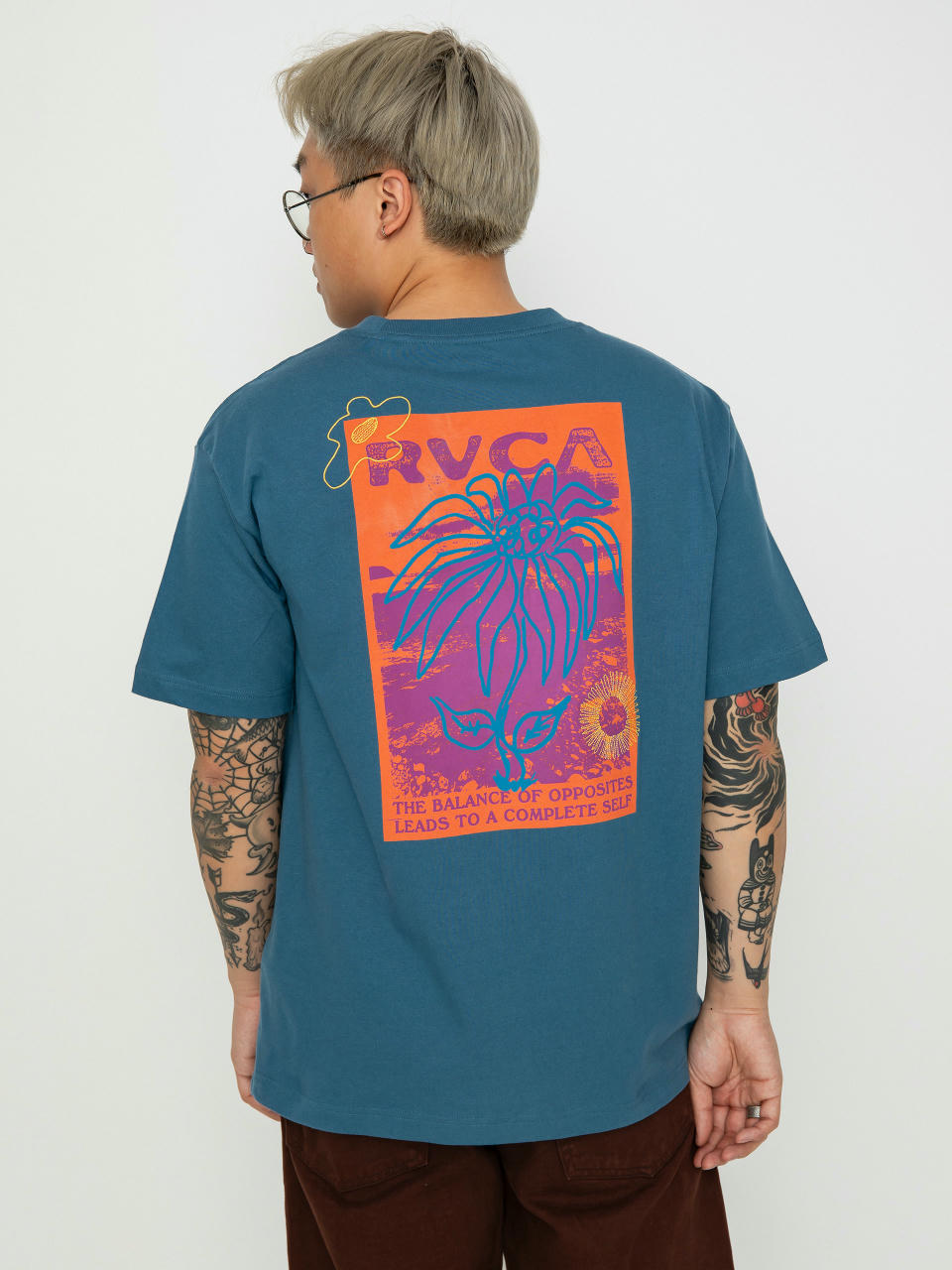 Футболка RVCA Atomic Jam (cool blue)