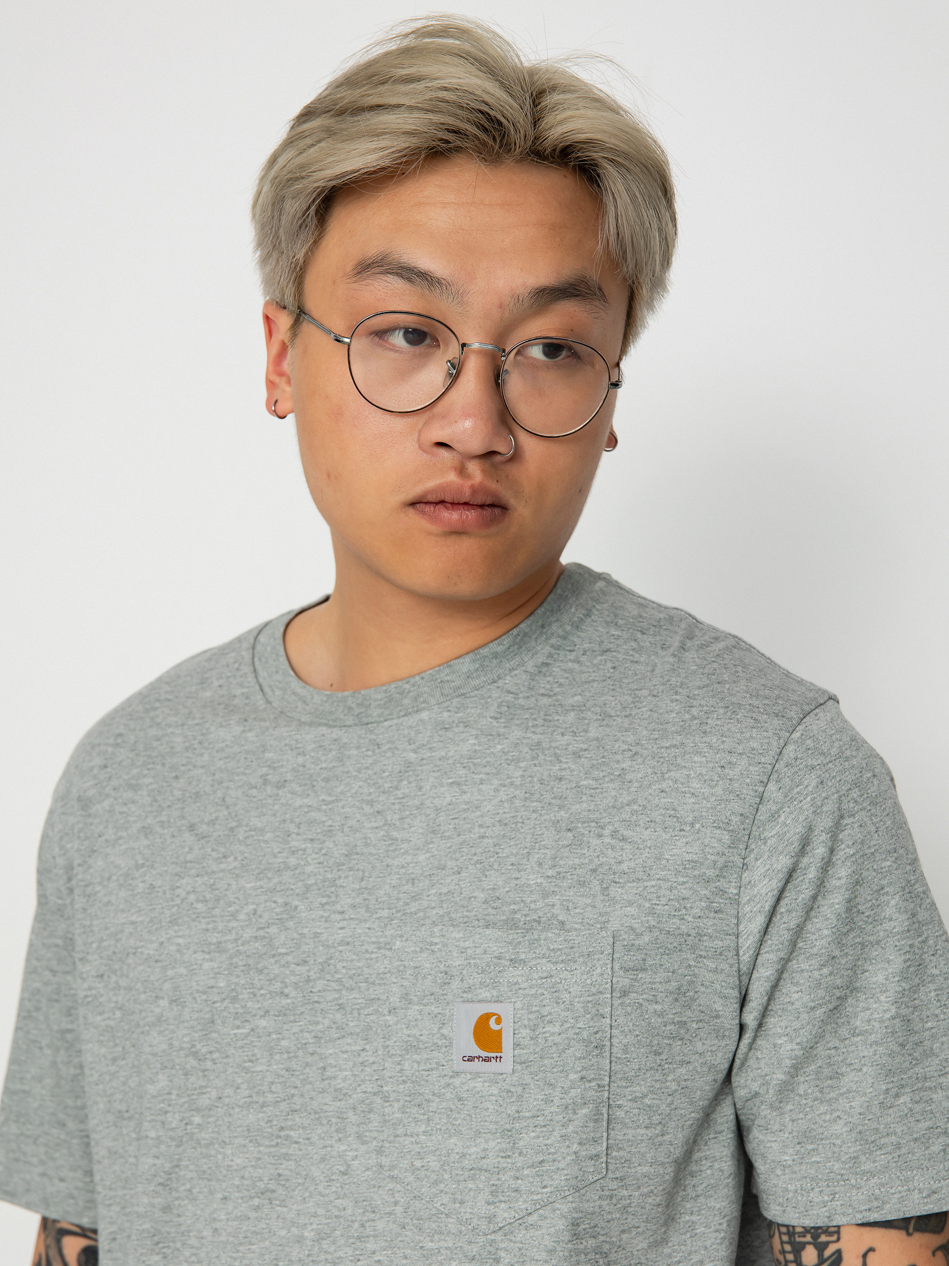 Футболка Carhartt WIP Pocket (grey heather)