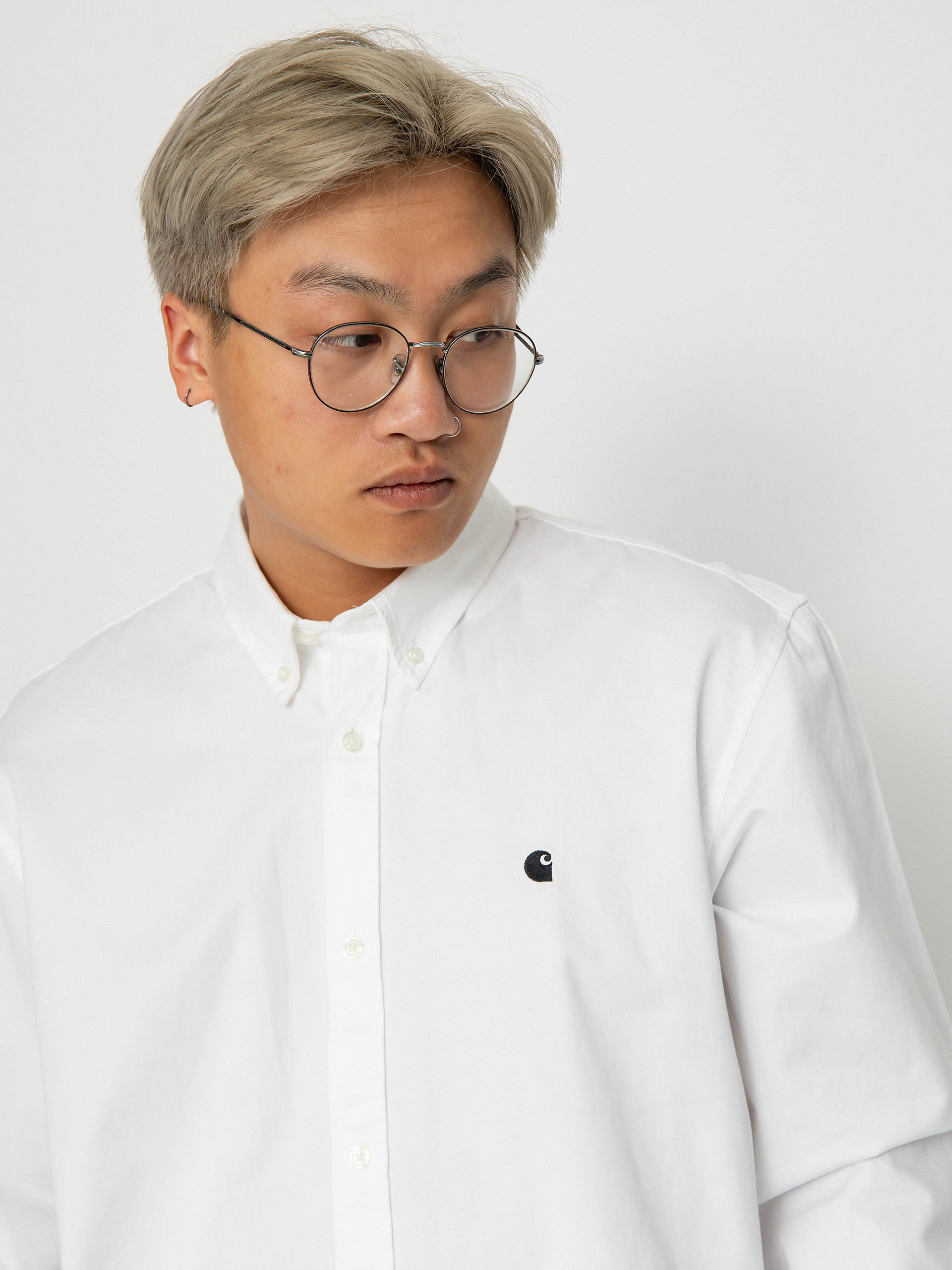 Сорочка Carhartt WIP Madison (white/black)