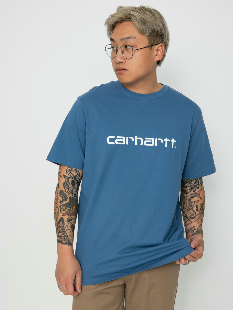 Футболка Carhartt WIP Script (sorrent/white)