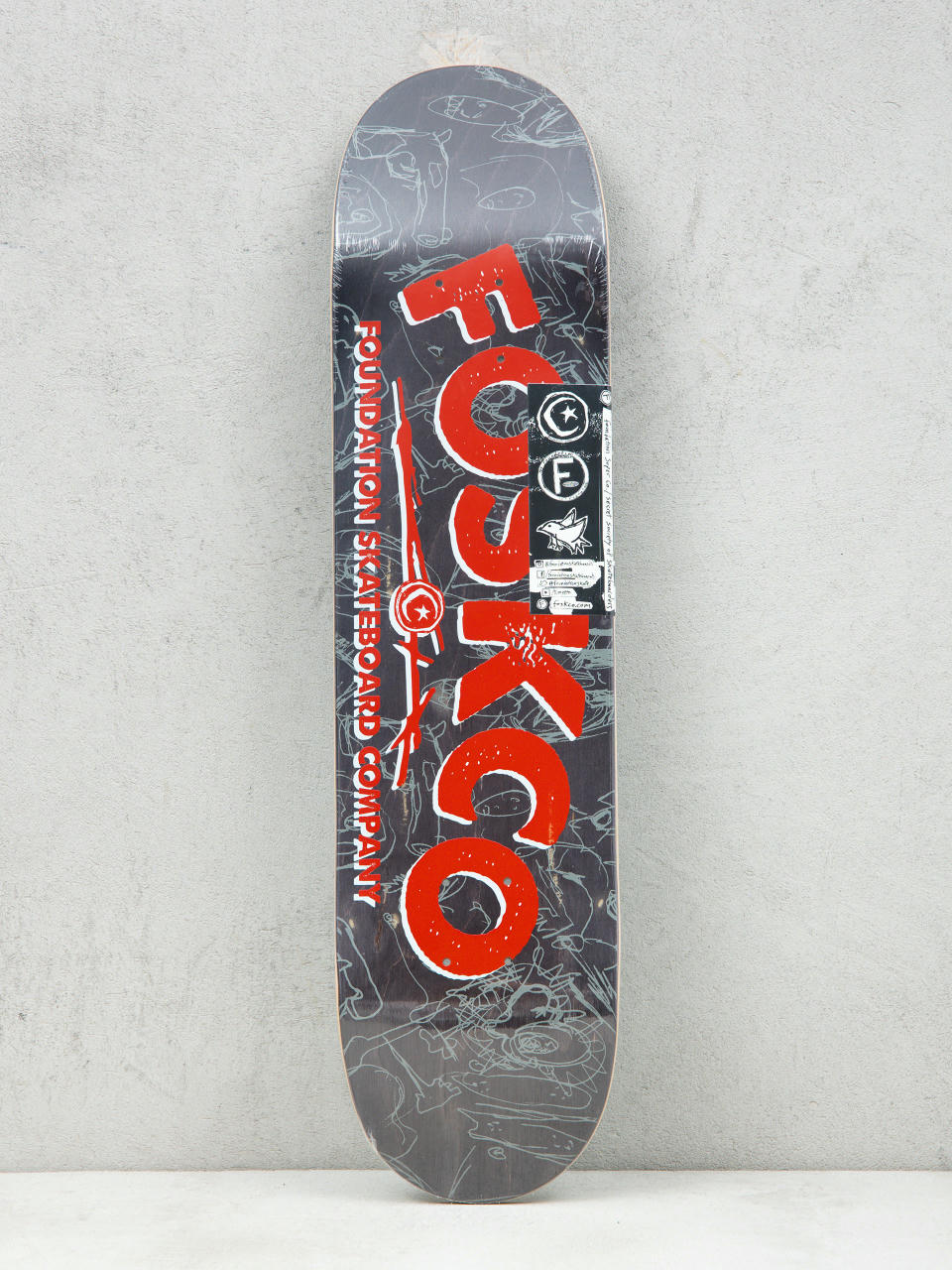 Декa Foundation Fosko (black/red)