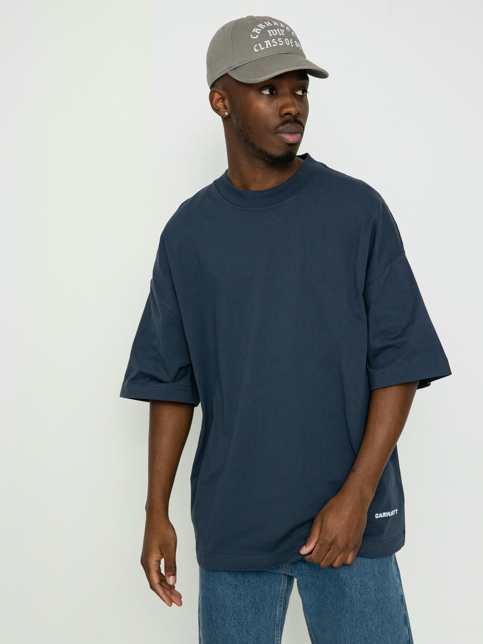 Футболка Carhartt WIP Link Script (blue/white)