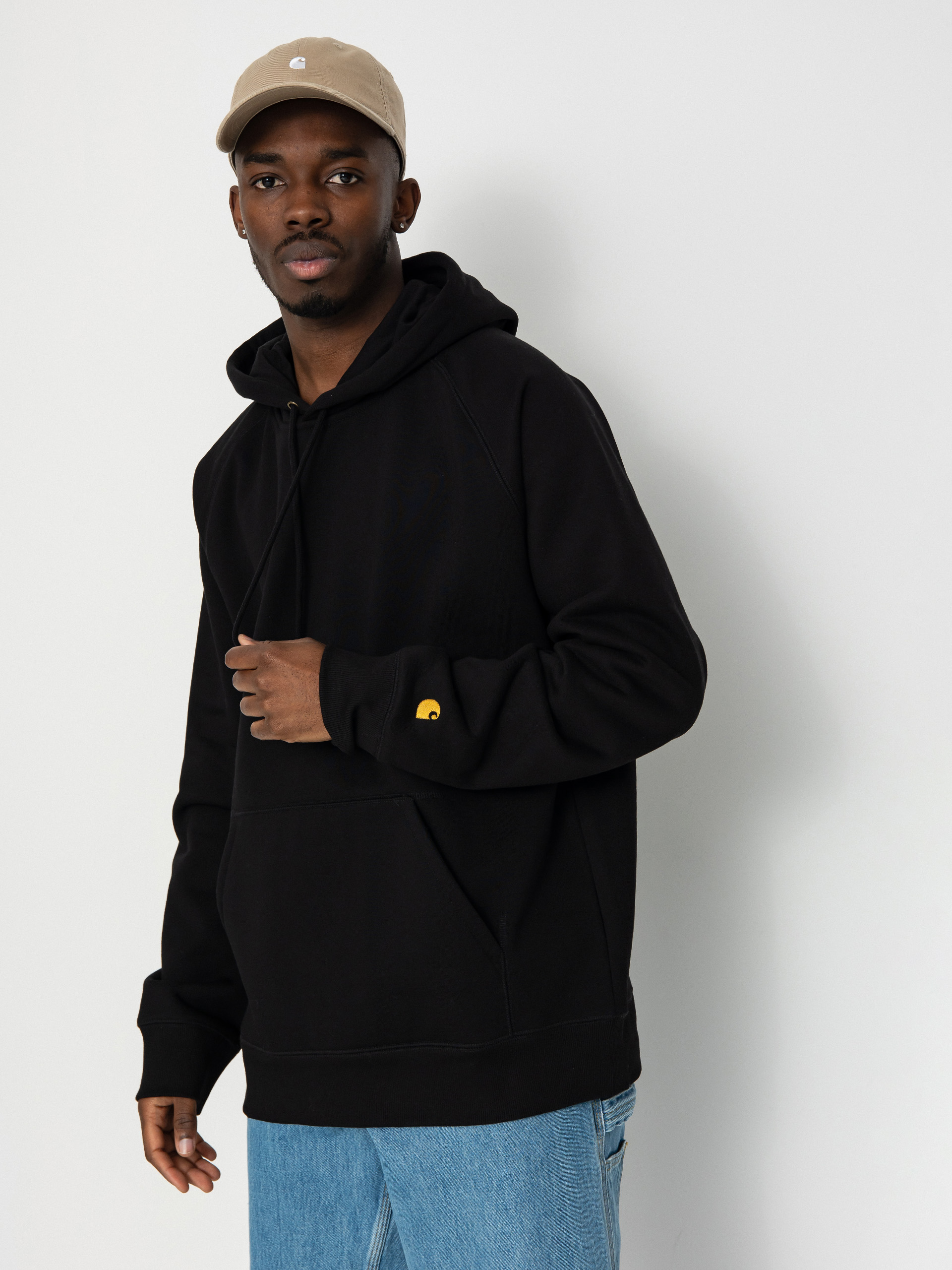 Худі Carhartt WIP Chase HD (black/gold)