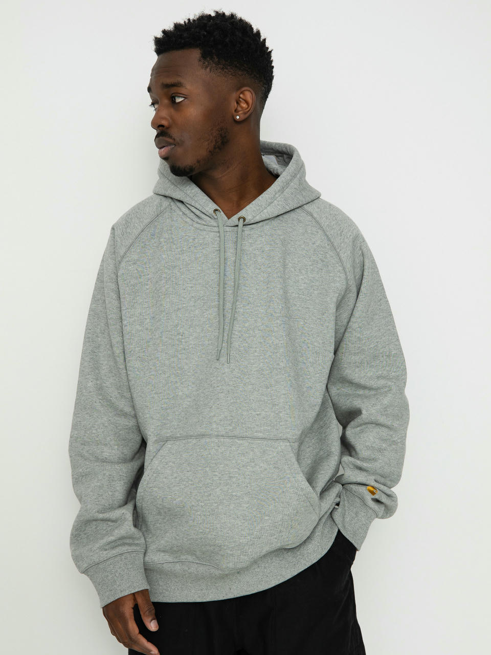 Худі Carhartt WIP Chase HD (grey heather/gold)