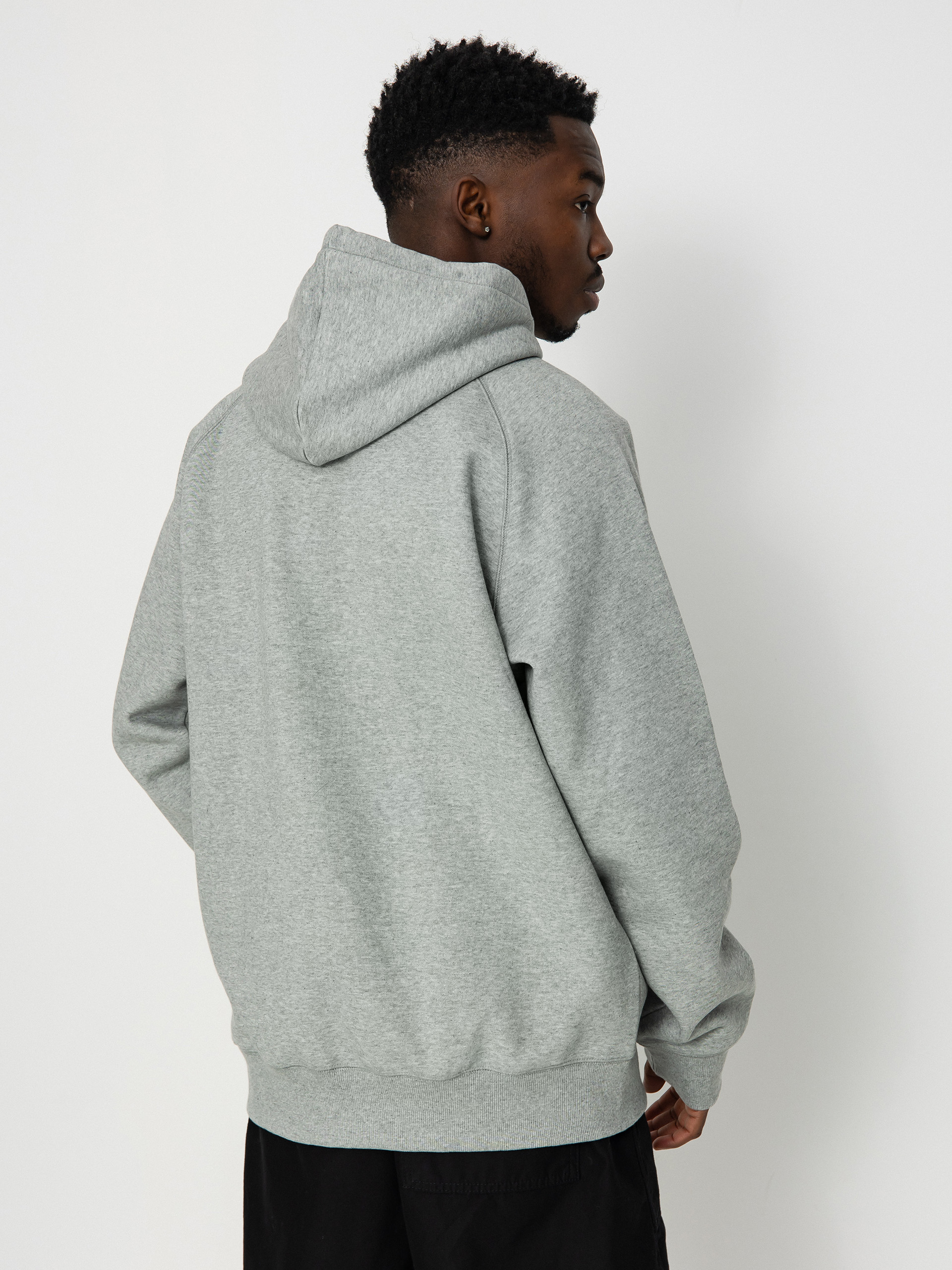 Худі Carhartt WIP Chase HD (grey heather/gold)