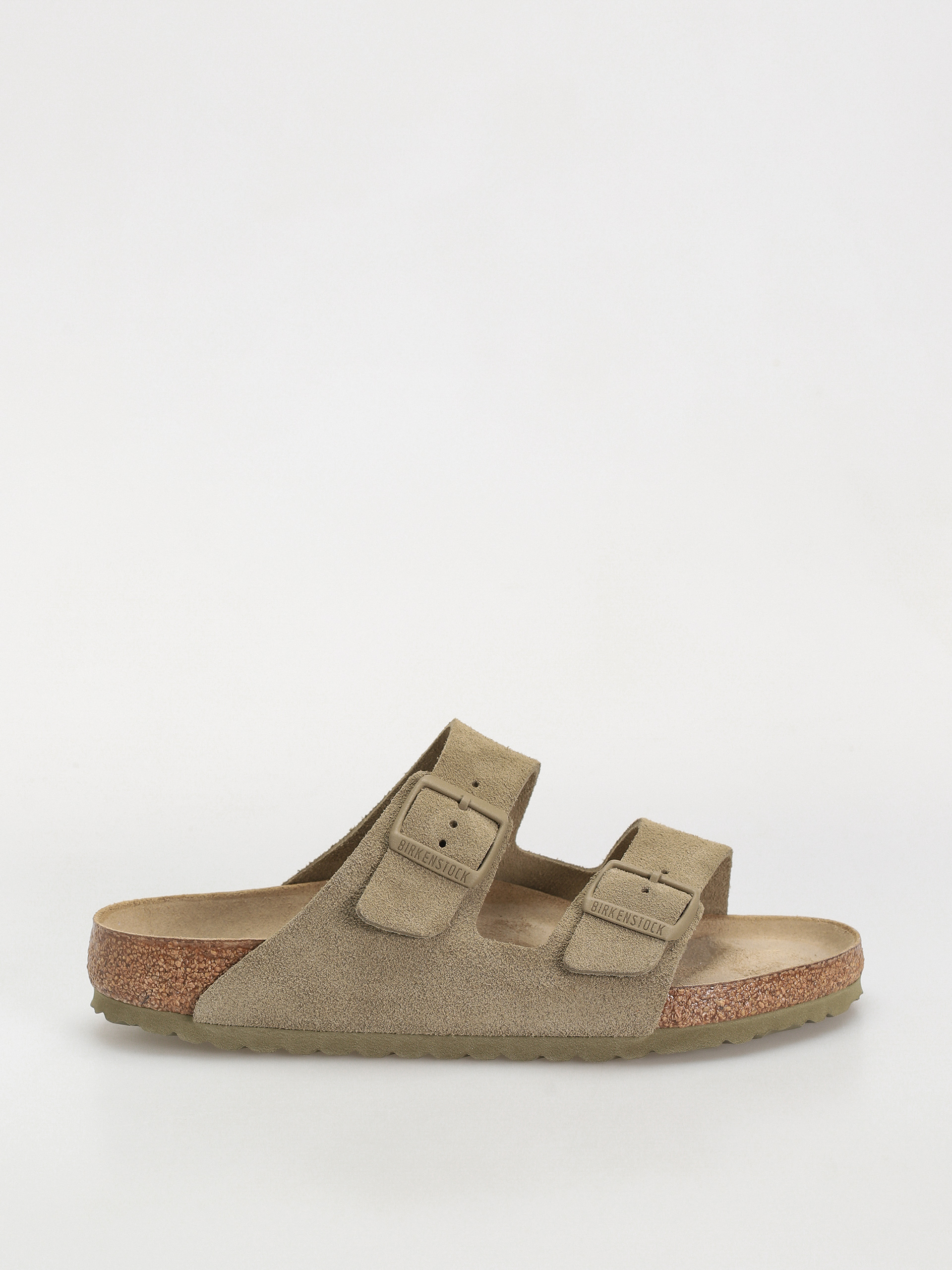 u0428u043bu044cu043eu043fu0430u043du0446u0456 Birkenstock Arizona Suede Leather Regular (faded khaki)