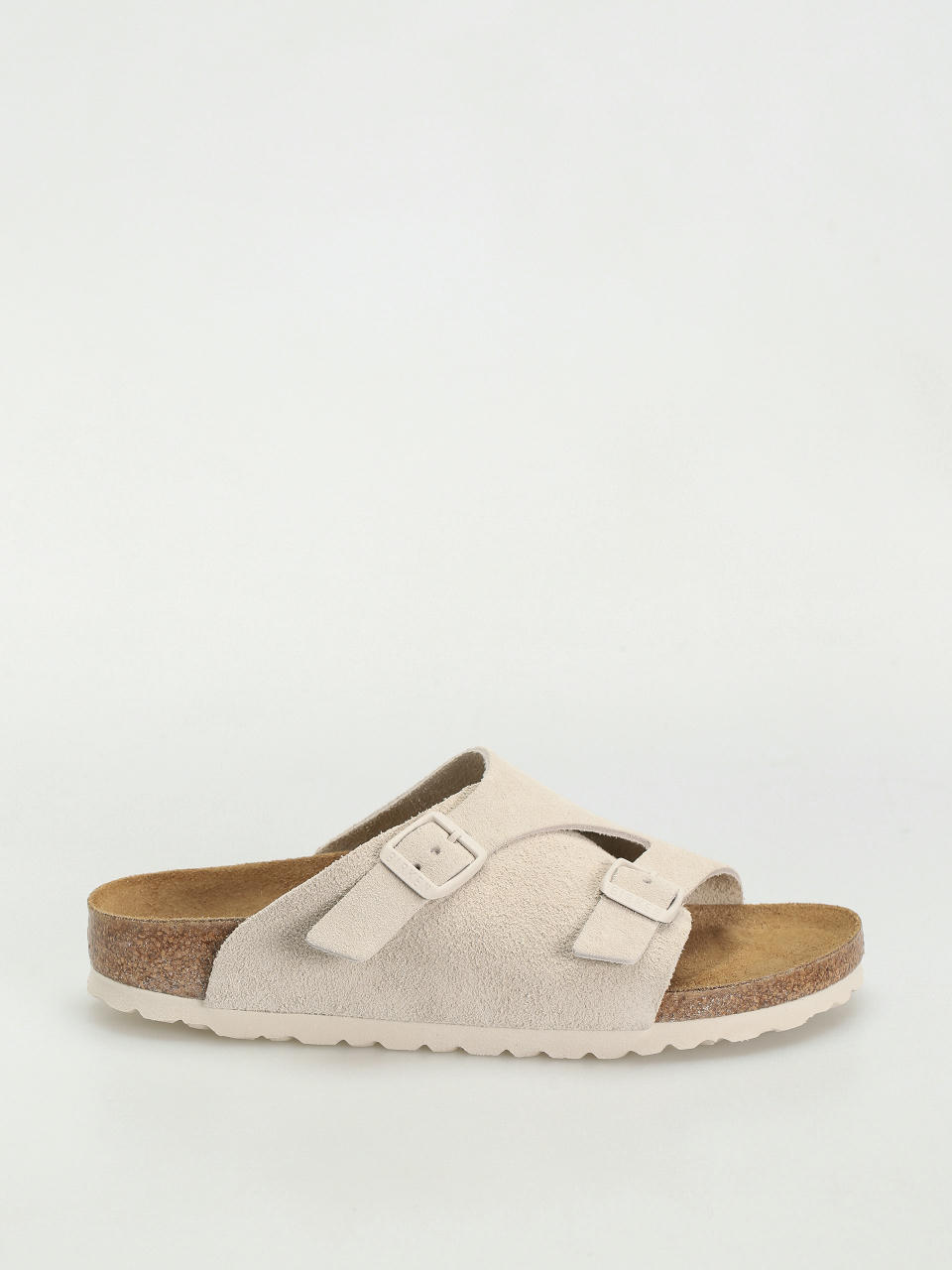 Шльопанці Birkenstock Zurich Suede Leather Narrow Wmn (antique white)