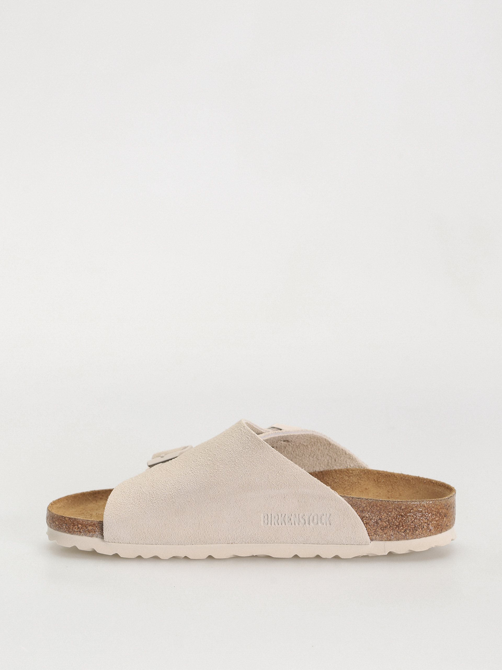 Шльопанці Birkenstock Zurich Suede Leather Narrow Wmn (antique white)