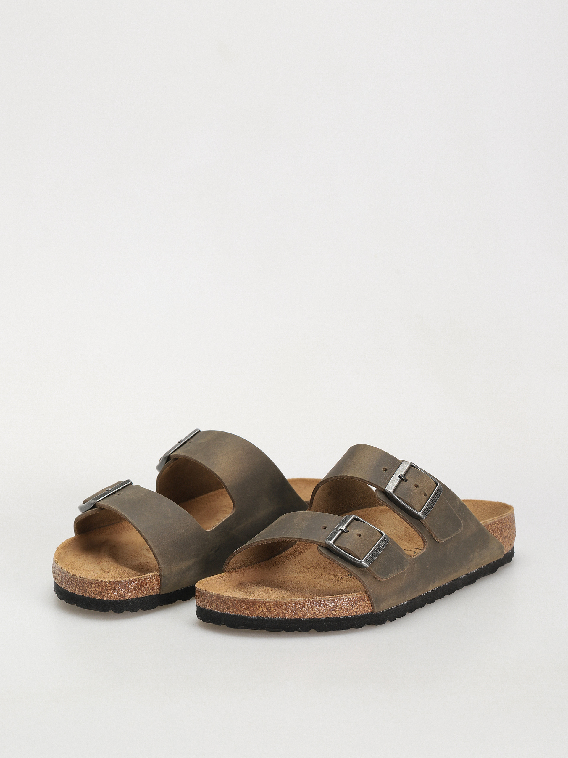 Шльопанці Birkenstock Arizona Oiled Leather Regular (faded khaki)