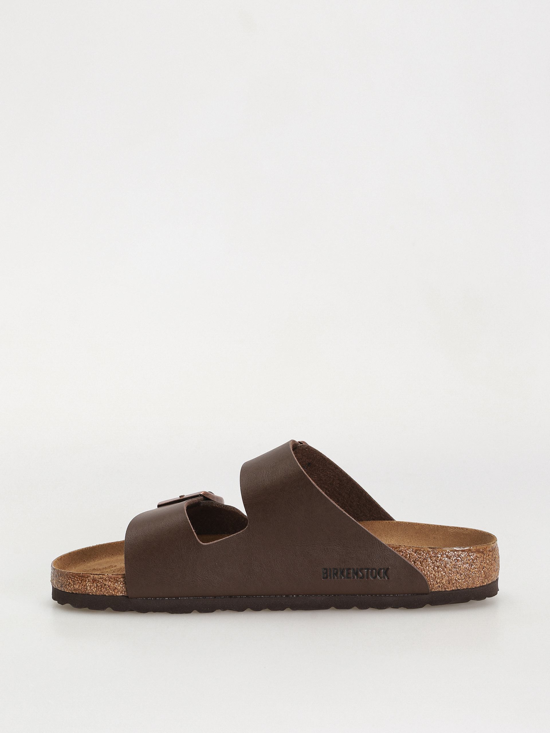Шльопанці Birkenstock Arizona Birko Flor Regular (dark brown)