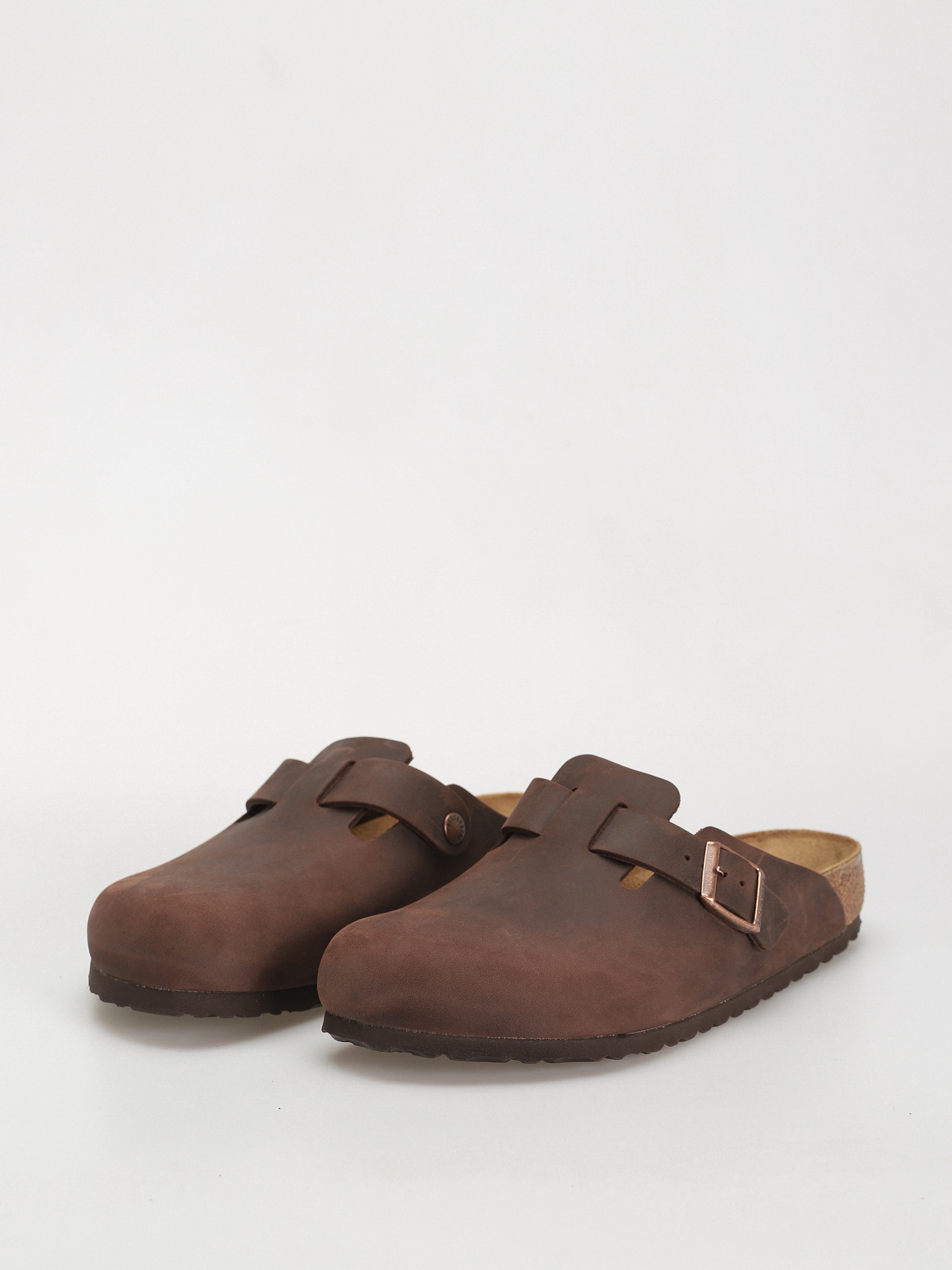 Шльопанці Birkenstock Boston Oiled Leather Regular (habana)
