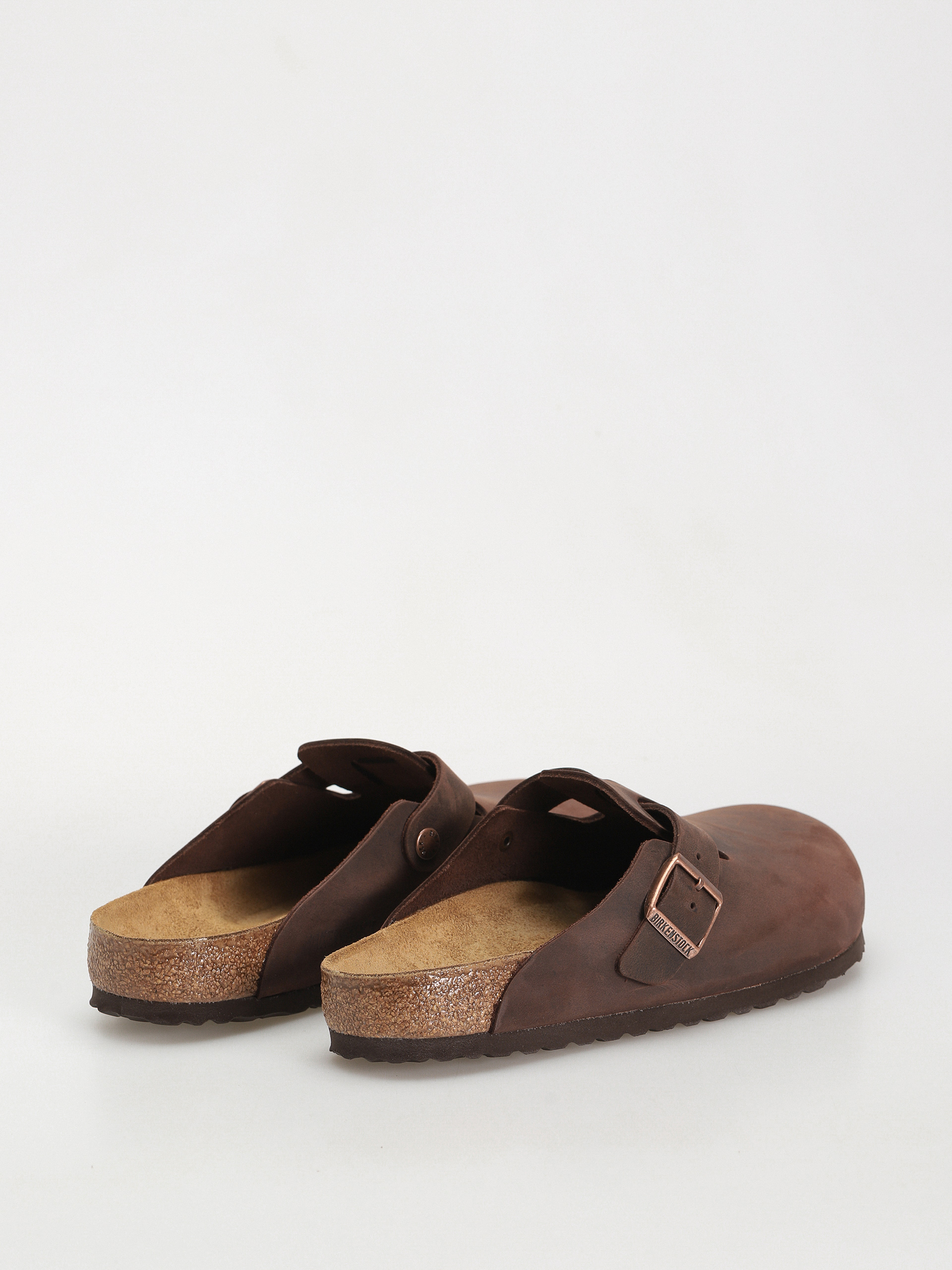 Шльопанці Birkenstock Boston Oiled Leather Regular (habana)