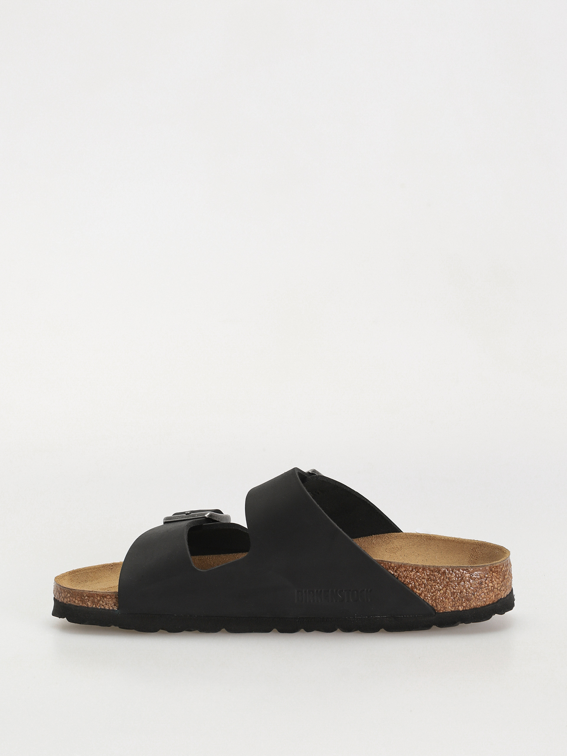 Шльопанці Birkenstock Arizona Oiled Leather Narrow Wmn (black)