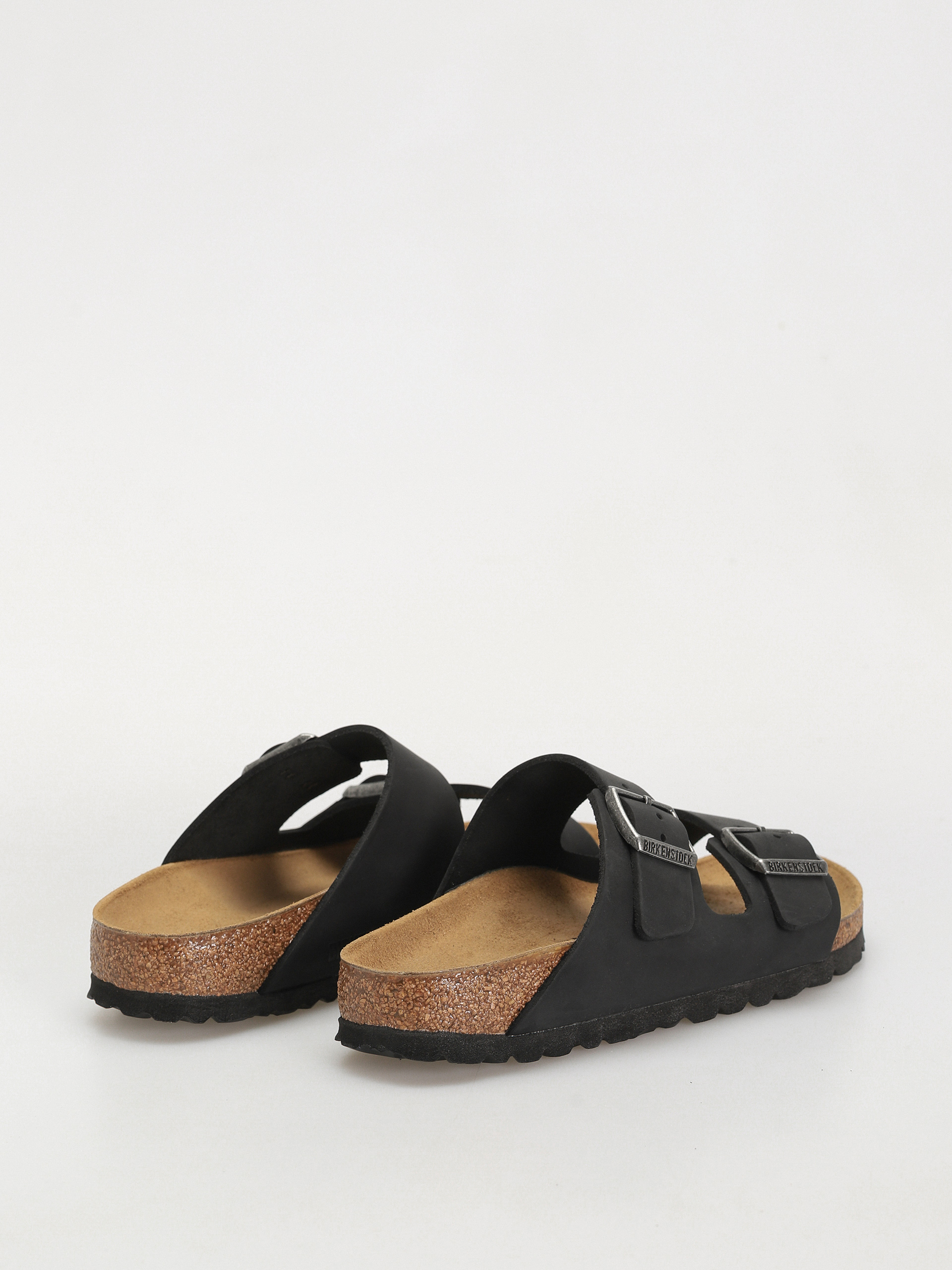 Шльопанці Birkenstock Arizona Oiled Leather Narrow Wmn (black)