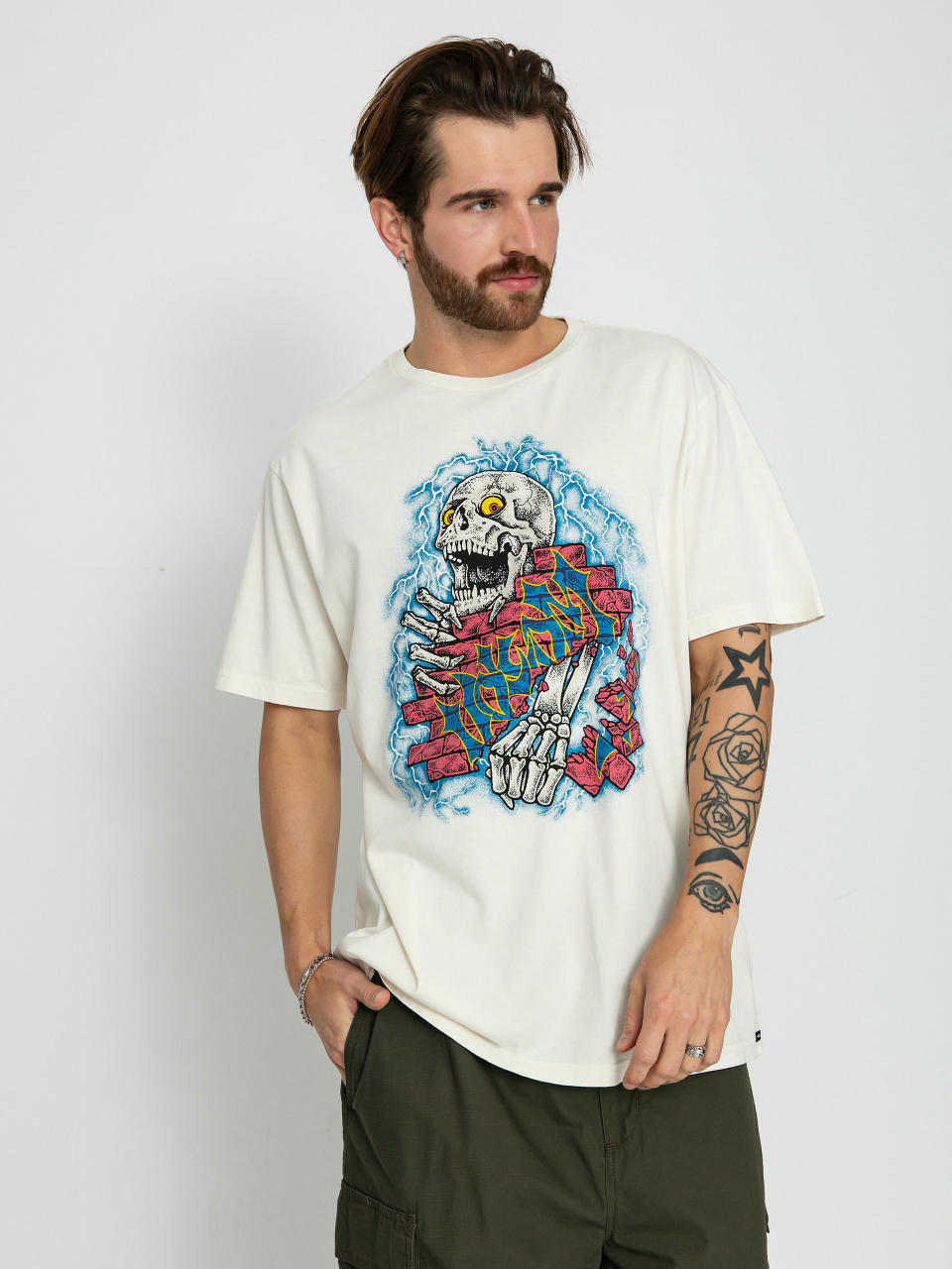 Футболка Volcom Wall Puncher (off white)