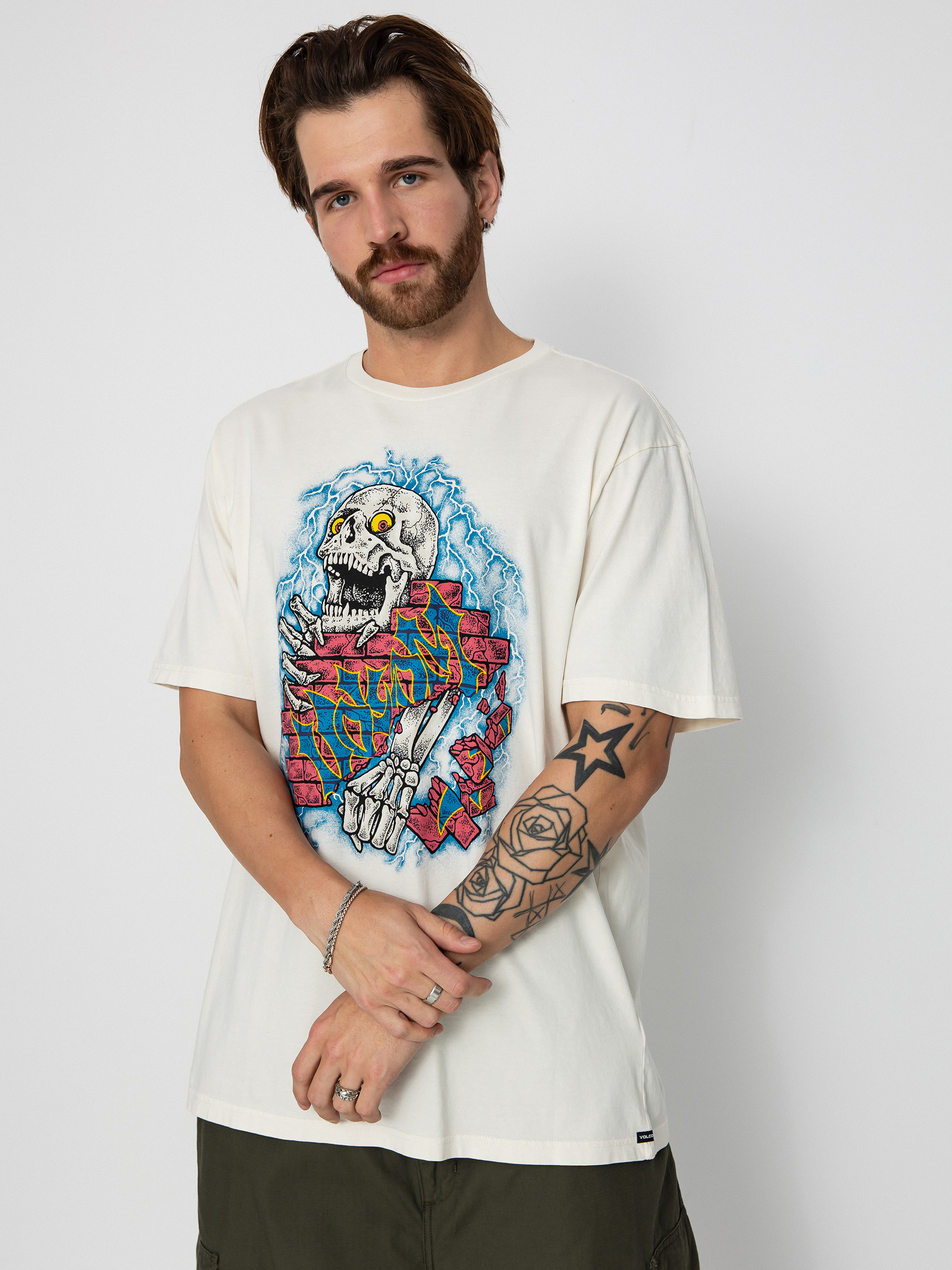 Футболка Volcom Wall Puncher (off white)